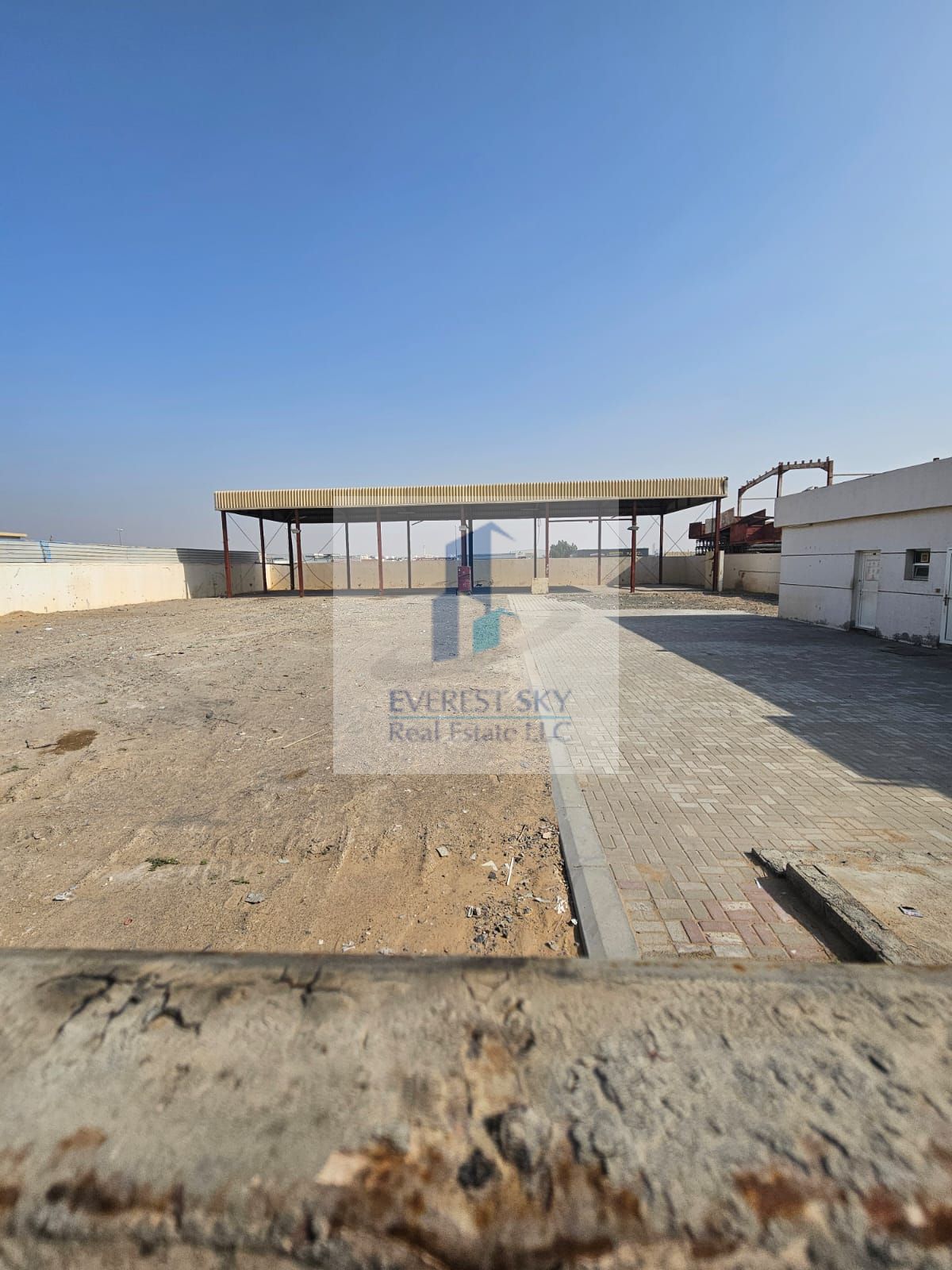 Plot with 35 KW power, small Open shed, Office & toilet for URGENT LEASE !!