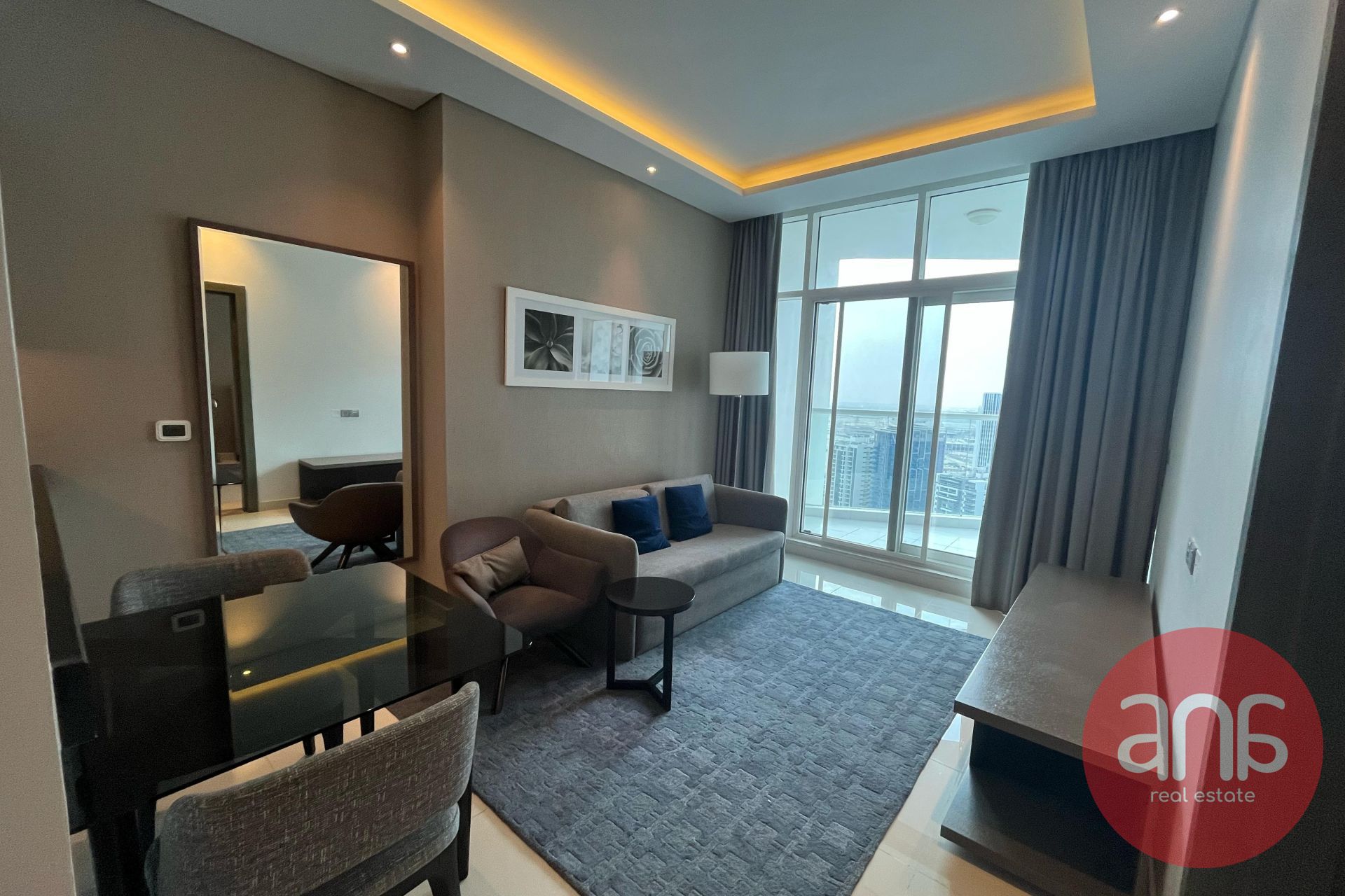 FURNISHED | CANAL AND SKYLINE VIEW | HIGH FLOOR