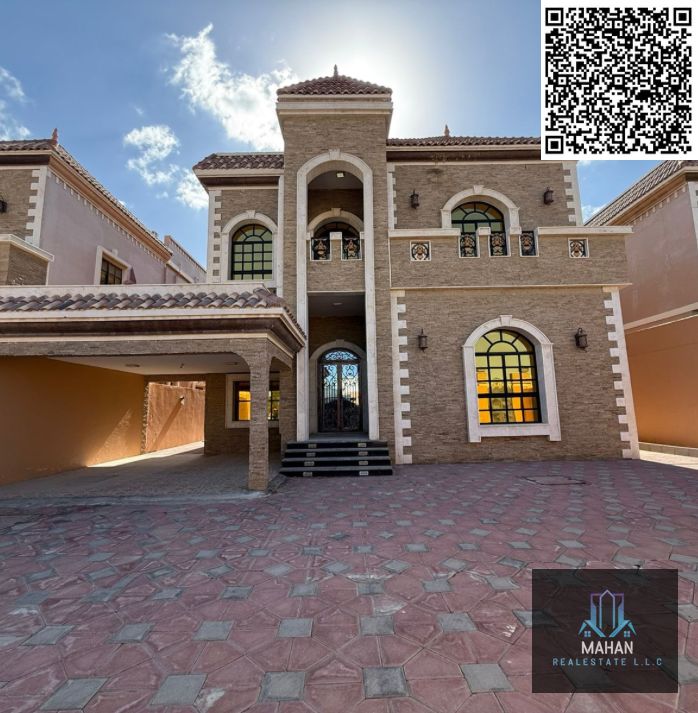 Commercial plus residential Villa for Rent next to Ajman Academy Al Mowaihat 2 5 Master Bedroom + Maid Land area 5000 square feet Built up ar