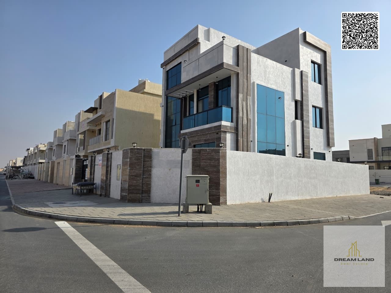 For Sale: Luxurious Modern Corner Villa – European Design | Al Bahia Area. Corner villa with a modern European design, high-end finishes, and spacious