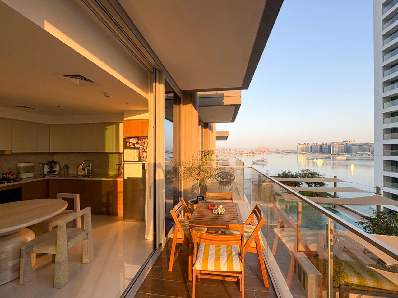 Palm View | Beach Access | 2BR with Wrap Balcony