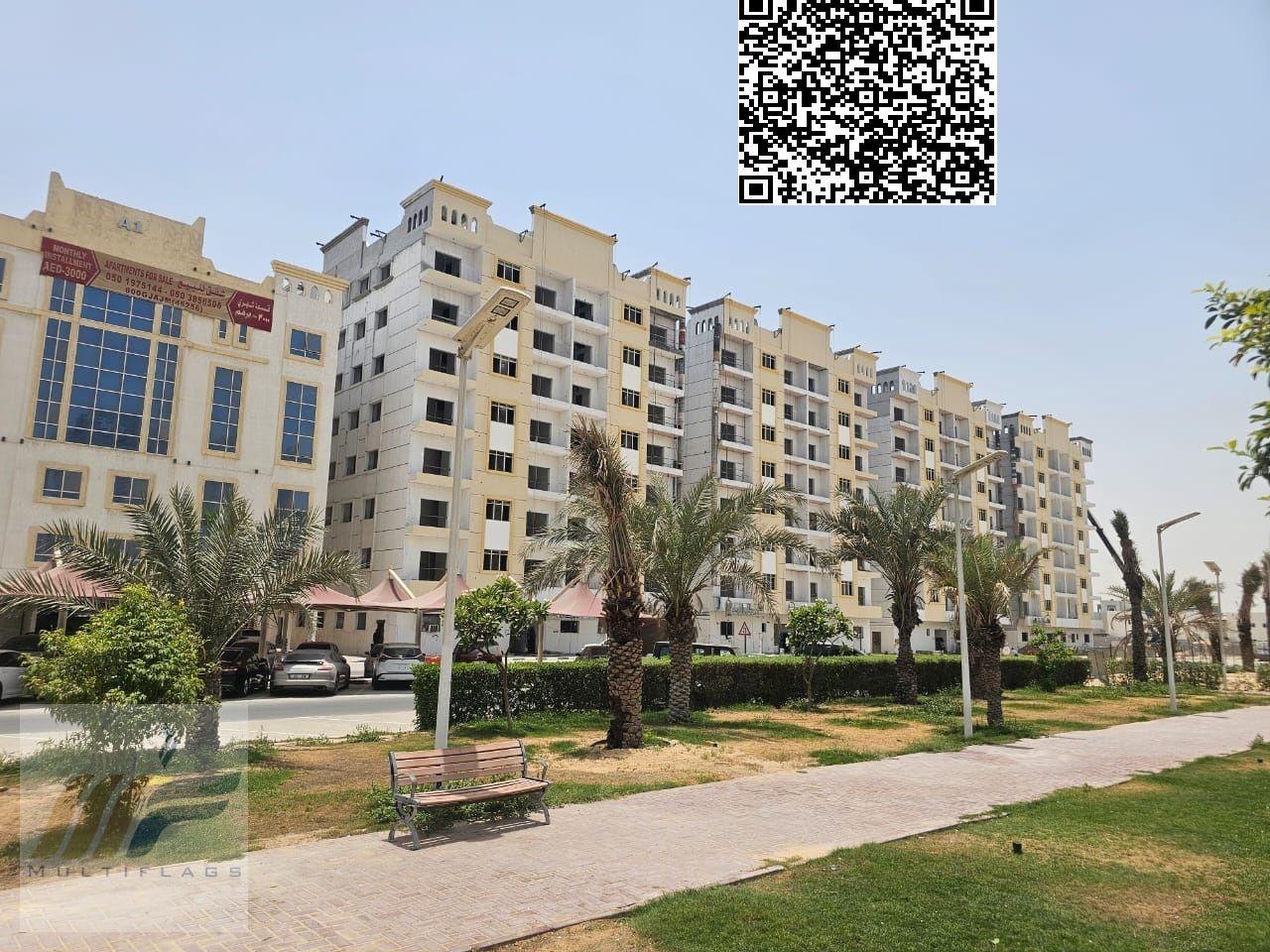 Own a studio apartment with a competitive down payment and investment opportunity for sale in Al Ameera Village - Al Yasmin / Ajman