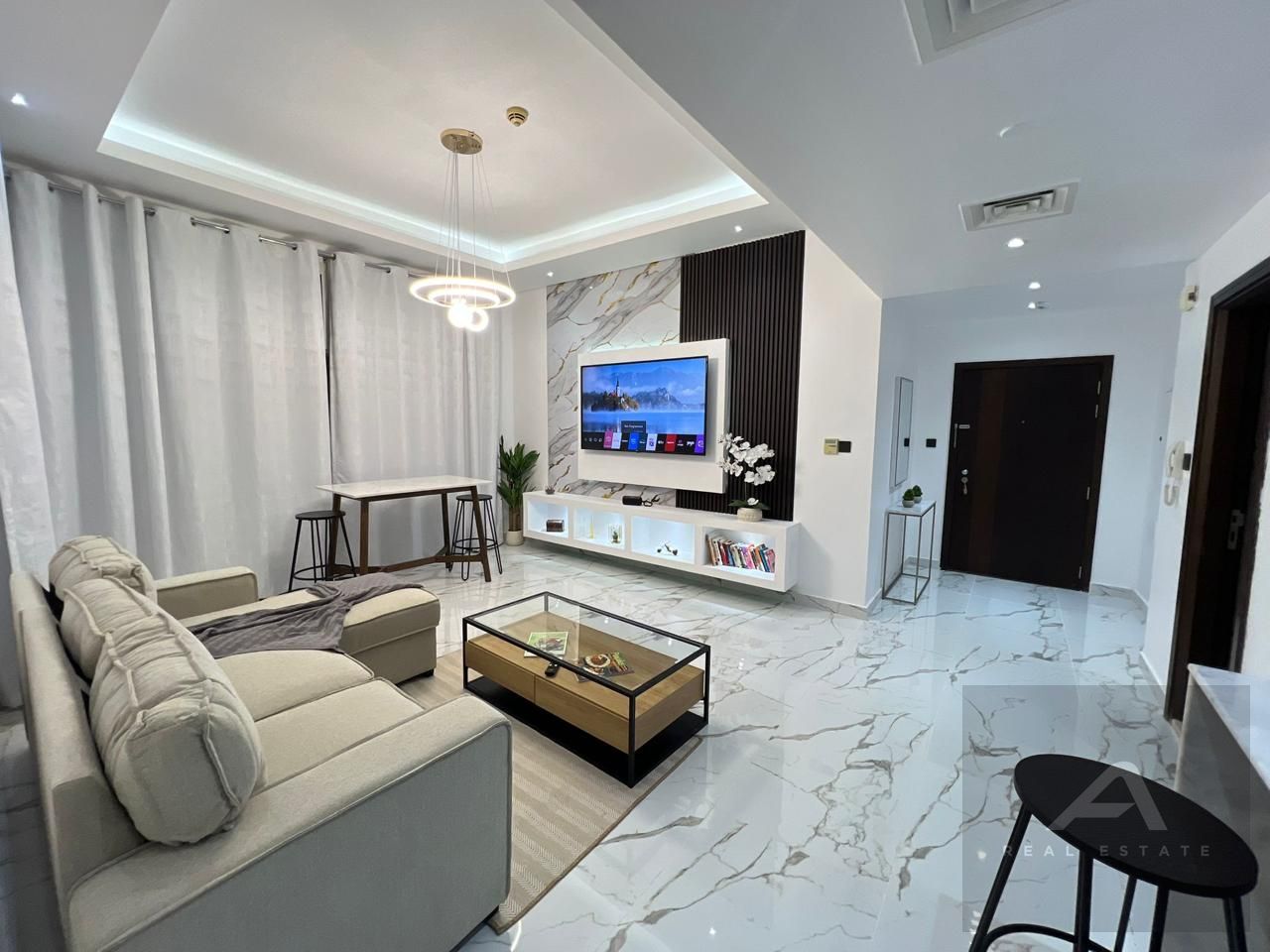 Luxury Furnished 1BR | Premium Living | La Fontana – Arjan