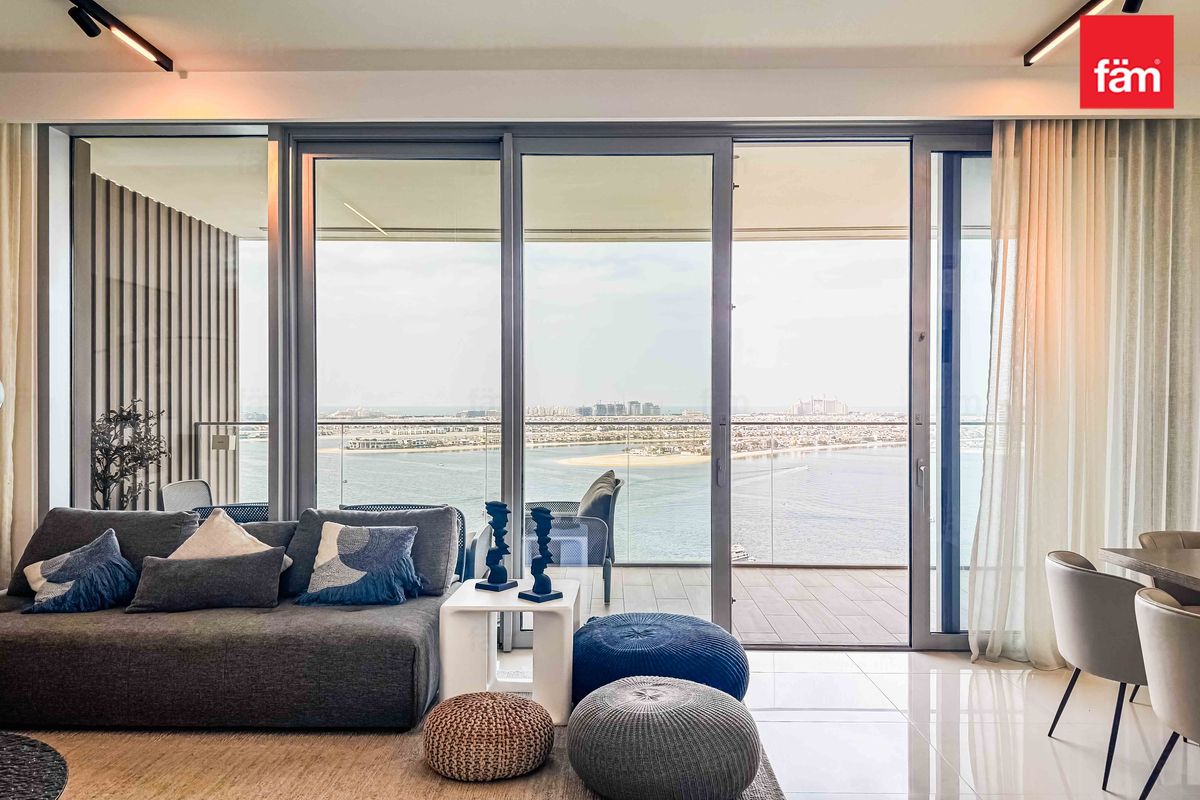 High Floor | Palm And Sunset Views | Furnished