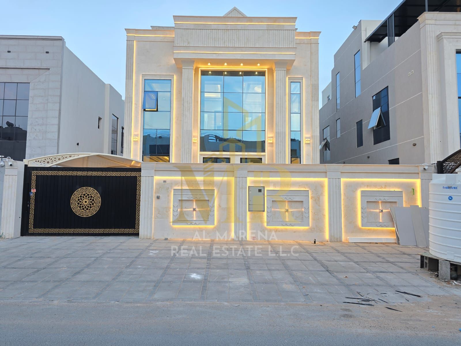 Luxury Classic Two-Storey Villa with Rooftop Terrace for Sale in Al Helio 2 – Ajman | 6 Master Bedrooms | Utilities & AC Included | Long-Term Warranty