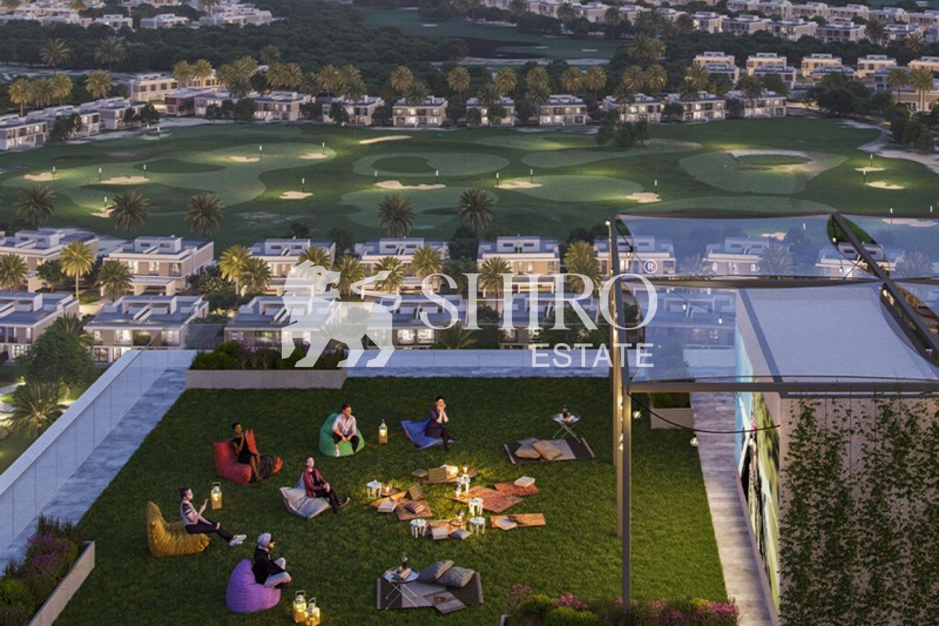 Hills State | Full Golf Course View | Low floor
