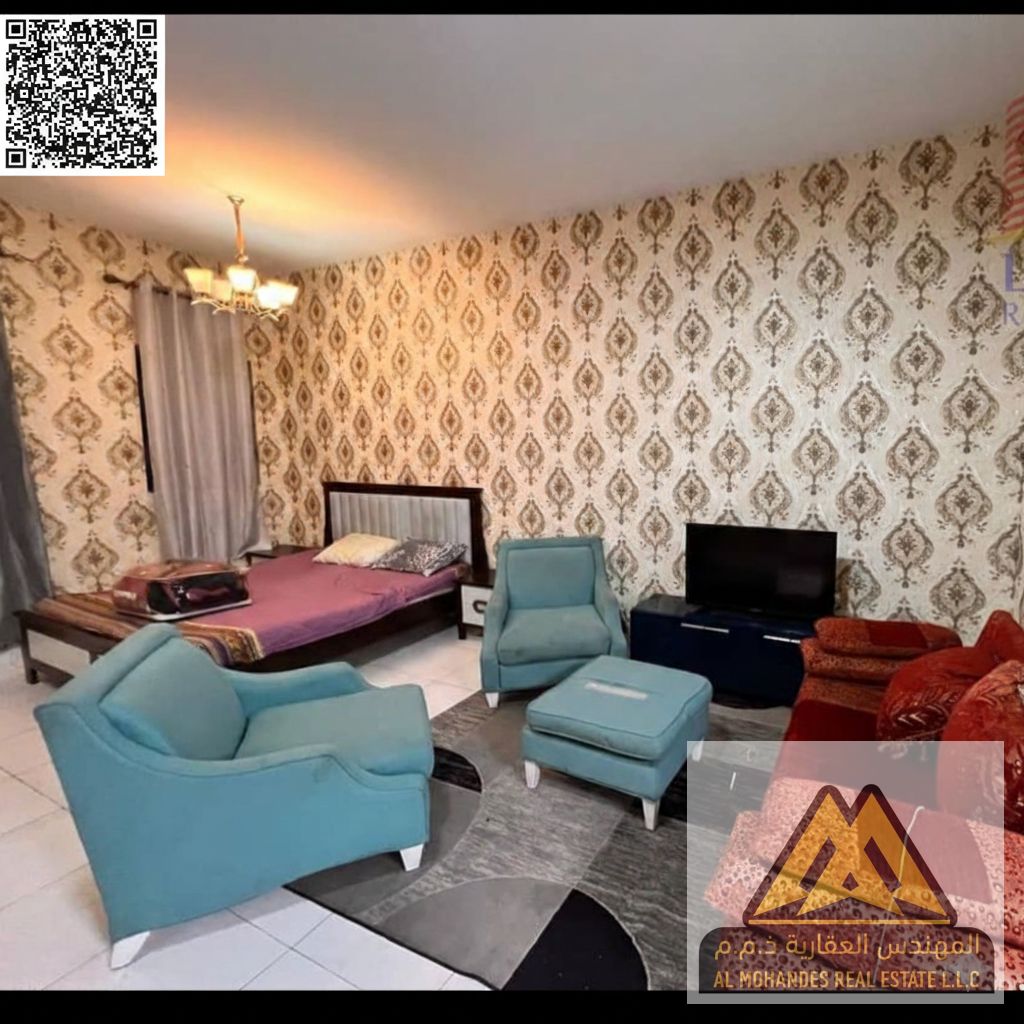 Furnished Studio for Annual Rent – Falcon Towers, Ajman