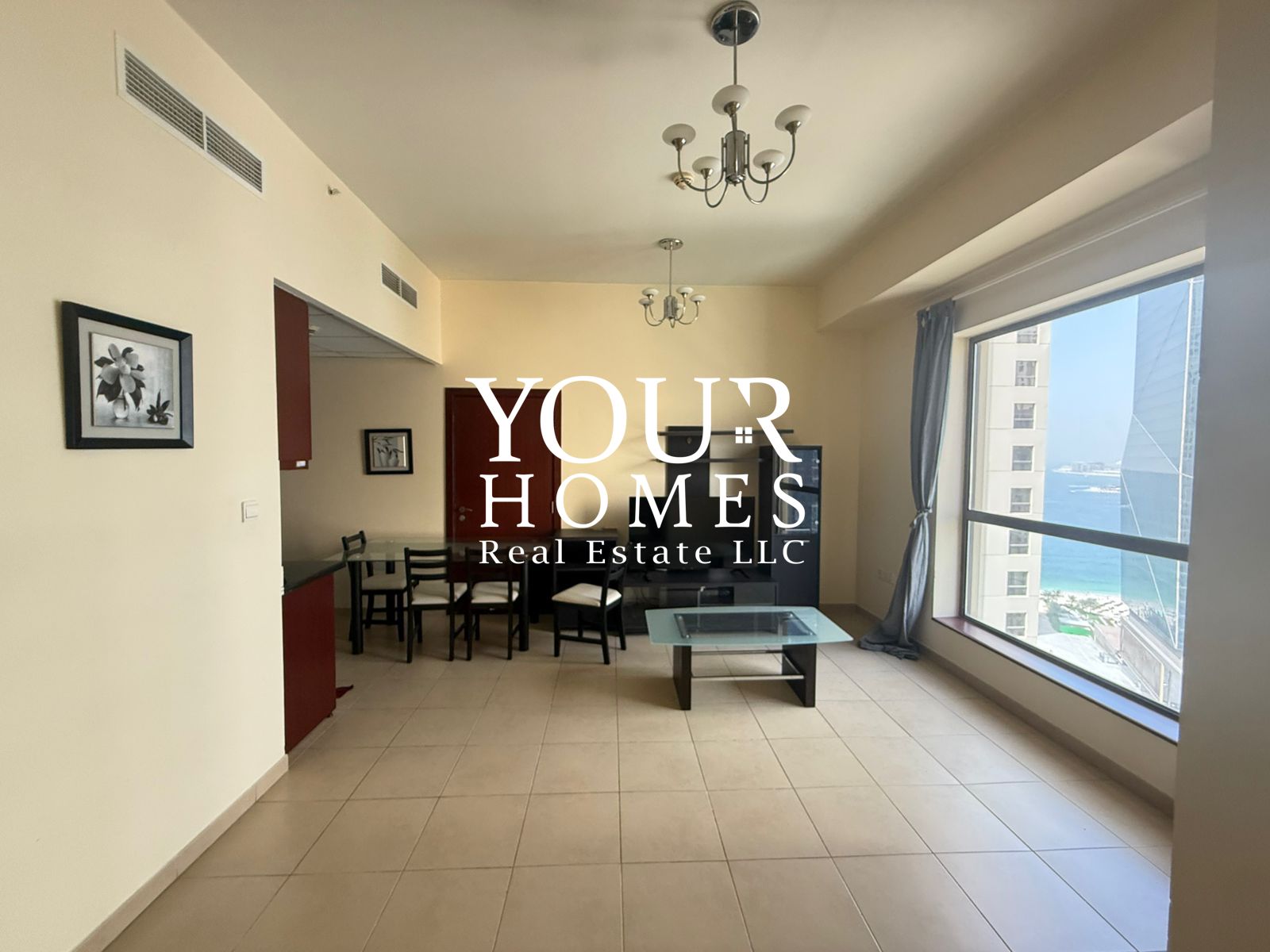 Fully Furnished 1 Bedroom | High Floor | Lake View