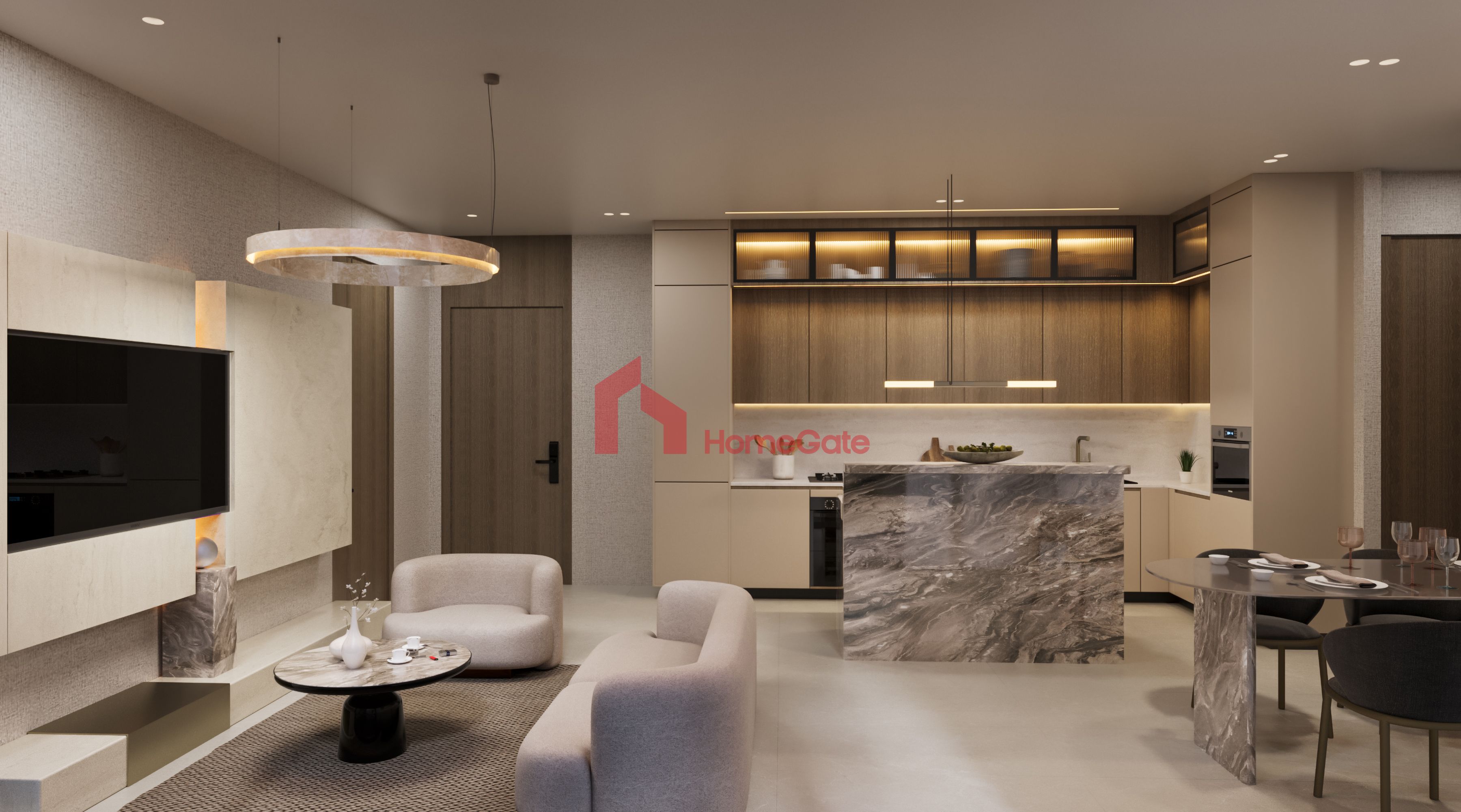 Smart Luxury 2BR | Pool | Park & Barari Views | 2026 Handover