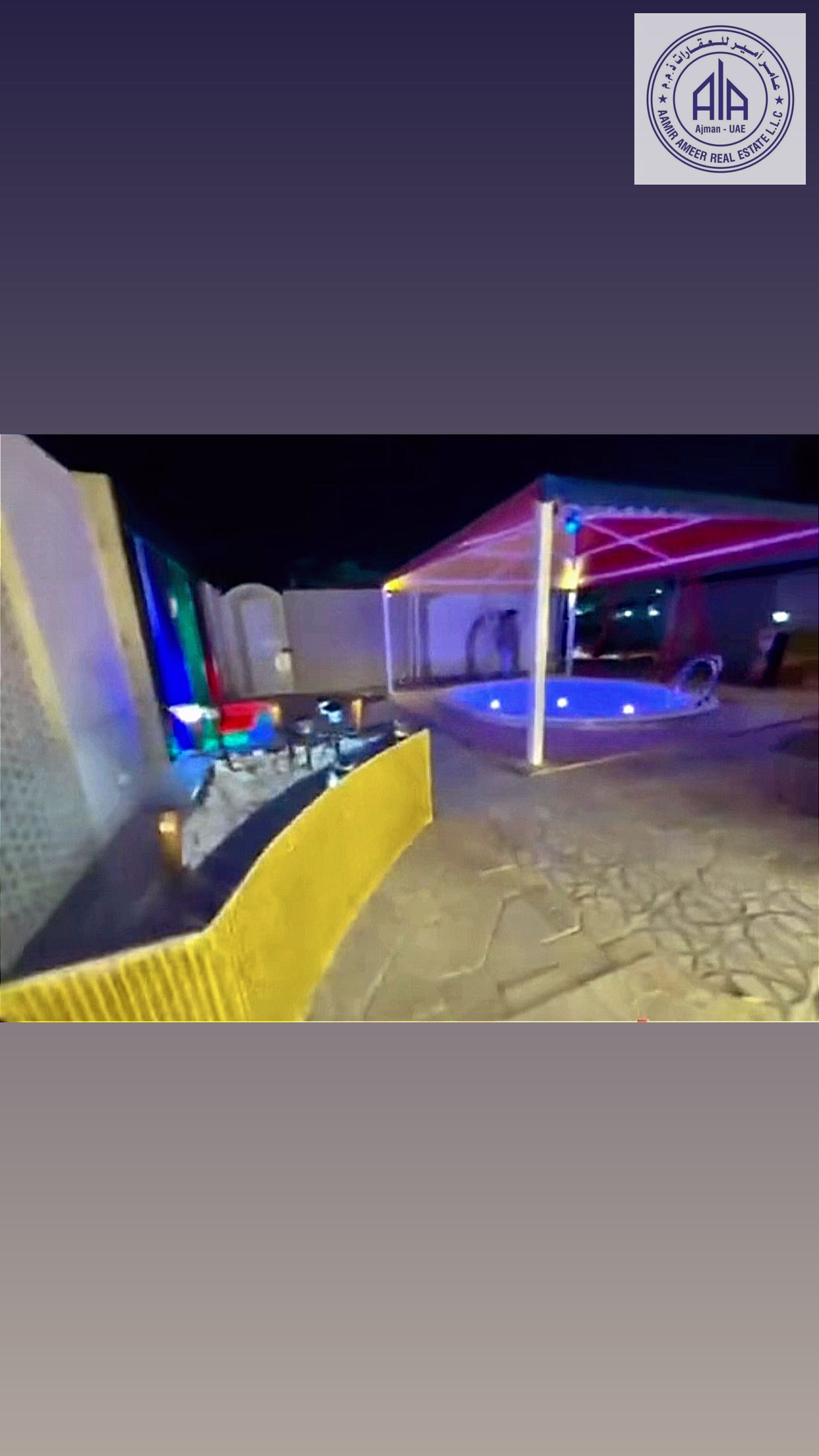 6 BEDROOM FULLY FURNISHED VILLA AVAILABLE FOR RENT IN AL MOWAIHAT 2 AJMAN