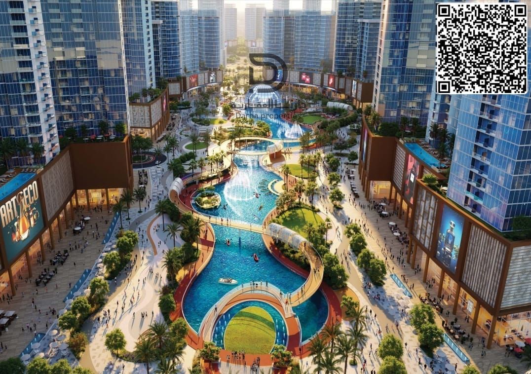 The strongest investment return is a studio for sale and fully furnished with a serviced project with crystal lakes, schools and a mosque - in the Emirate of Ajman - Al Yasmeen area close to the exit of Dubai and Sharjah