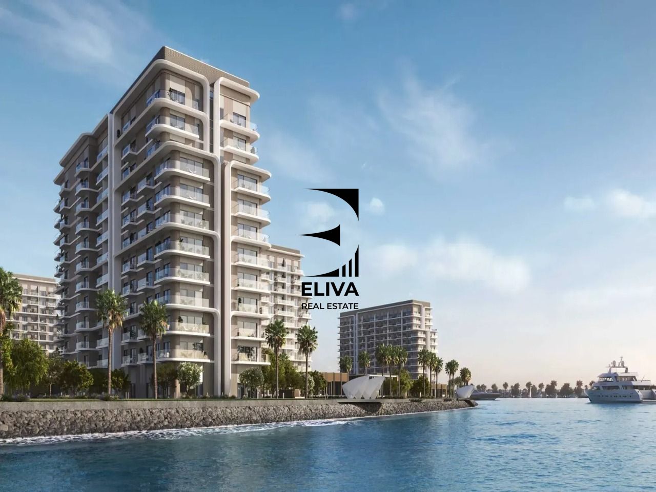 Full Canal and Pool View | 2Balconies | Fonte Tower