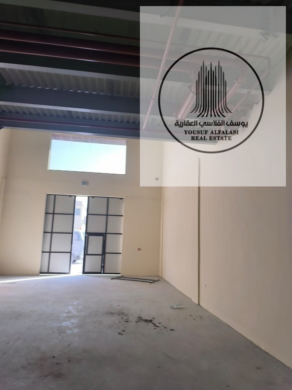 For rent in Al Jurf Industrial Area 2 space 2940 feet electrical 22 kw price 150.000