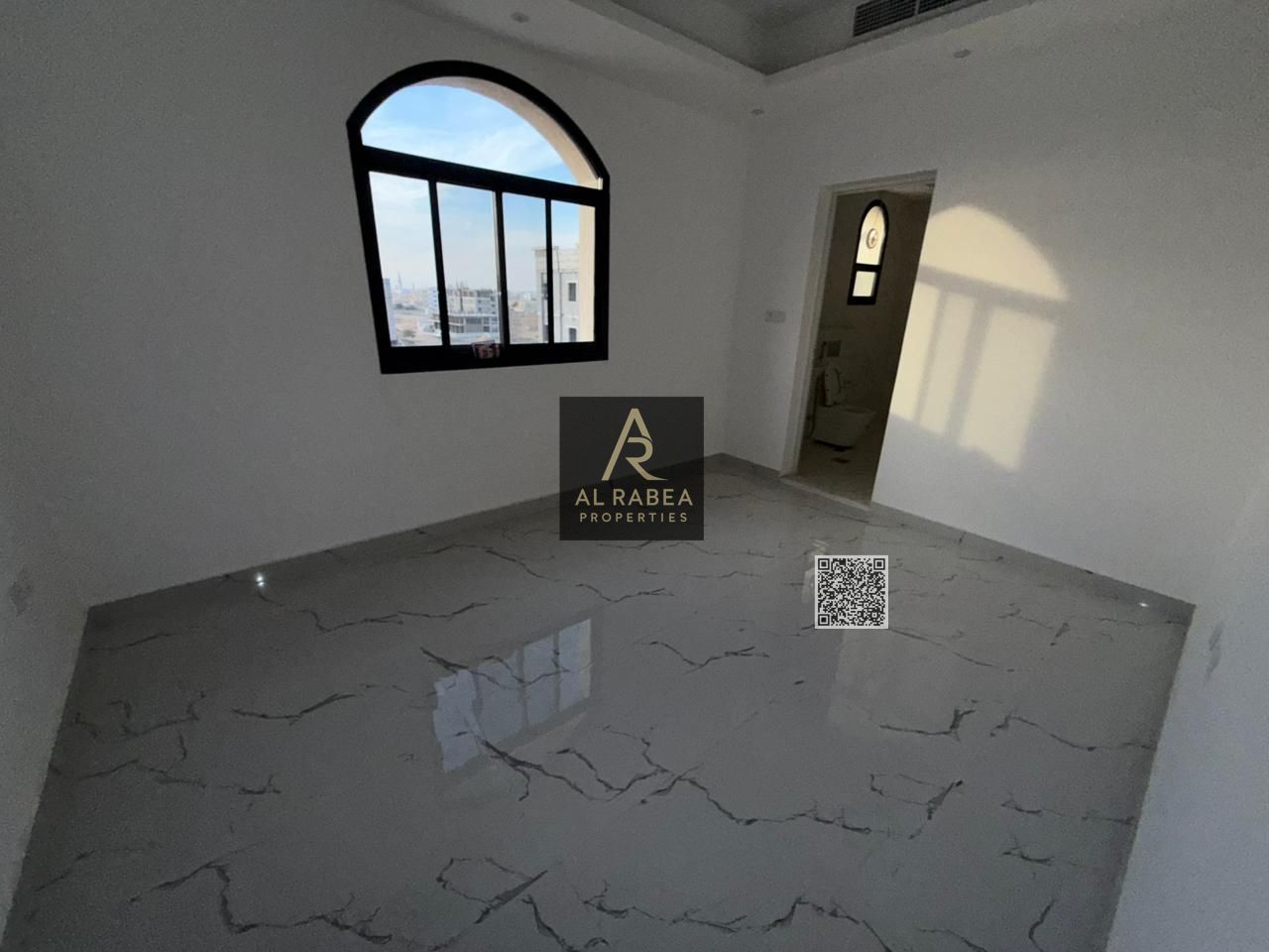 "Two-bedroom apartment with a living room and 3 bathrooms. First occupant, located in Al Alia. Annual rent: AED 42,000 payable in four installments, w