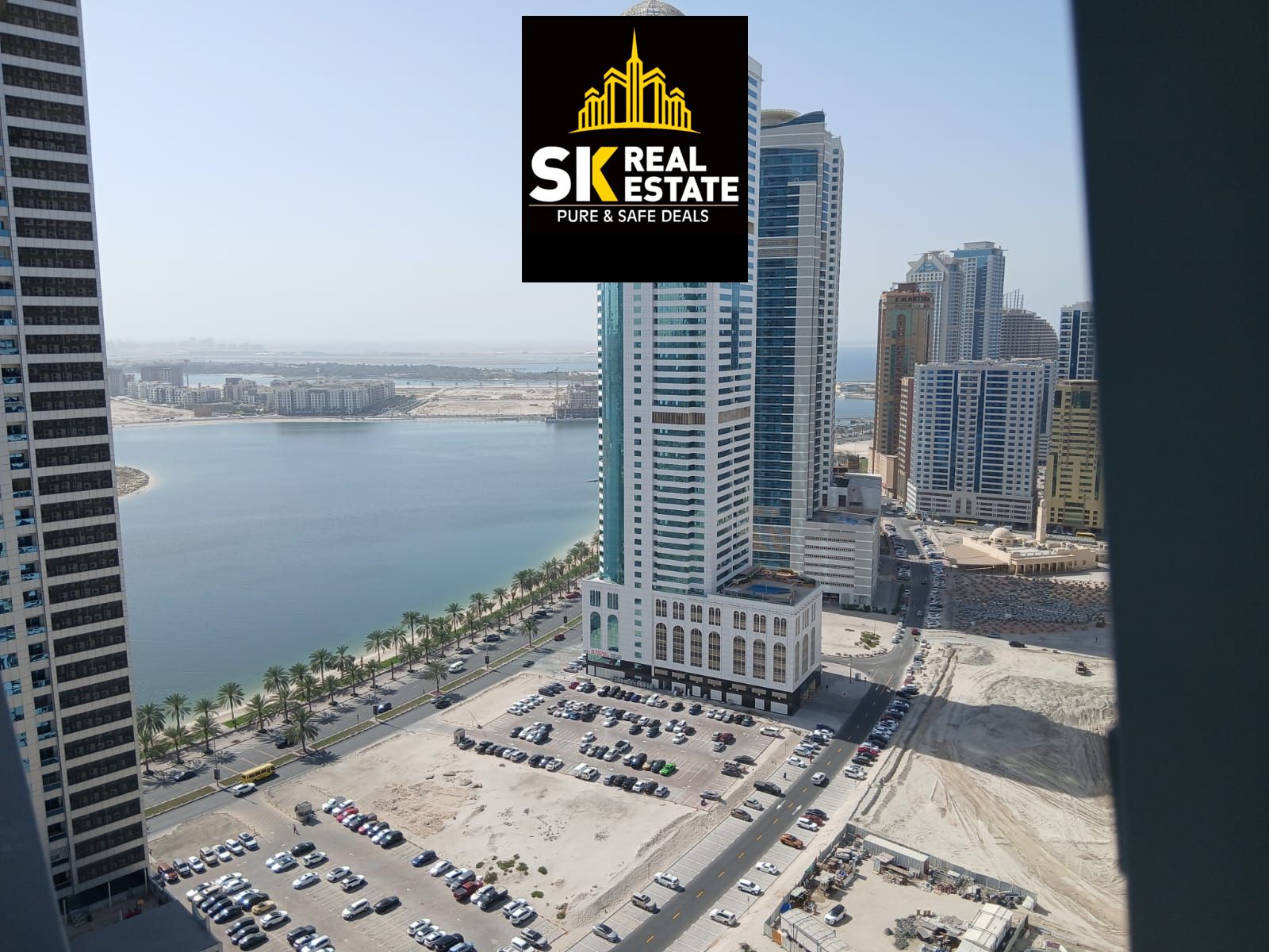 HOT OFFER BRIGHT 1BHK APARTMENT 37K +GYM FREE -WITH OPEN SEA VIEW ONLY FOR FAMILY EASY EXIT TO DUBAI