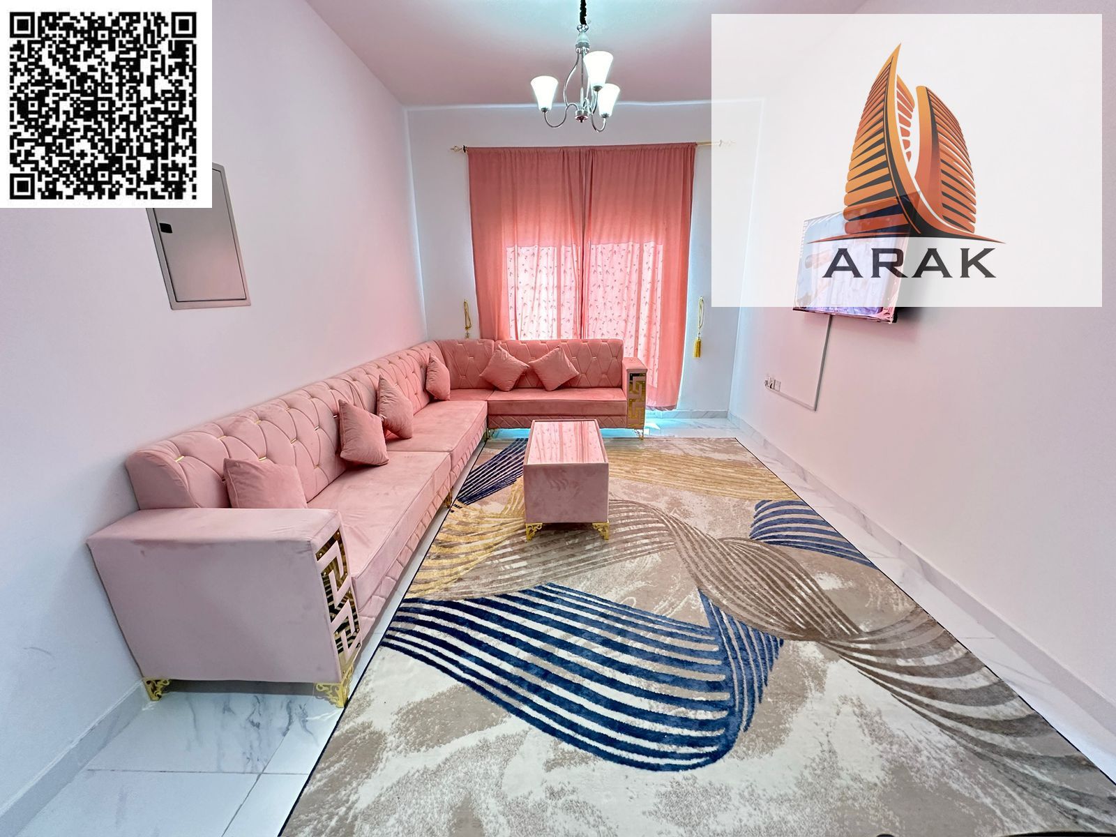 Live in comfort in a prime location opposite the park and minutes from Ajman Corniche