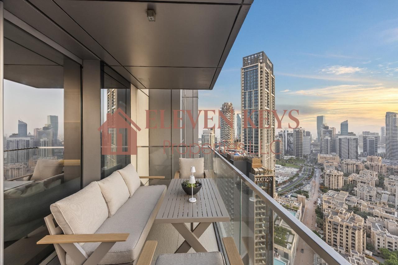 BURJ KHALIFA & FOUNTAIN VIEW I FULLY FURNISHED 2 BR APARTMENT I HIGH FLOOR