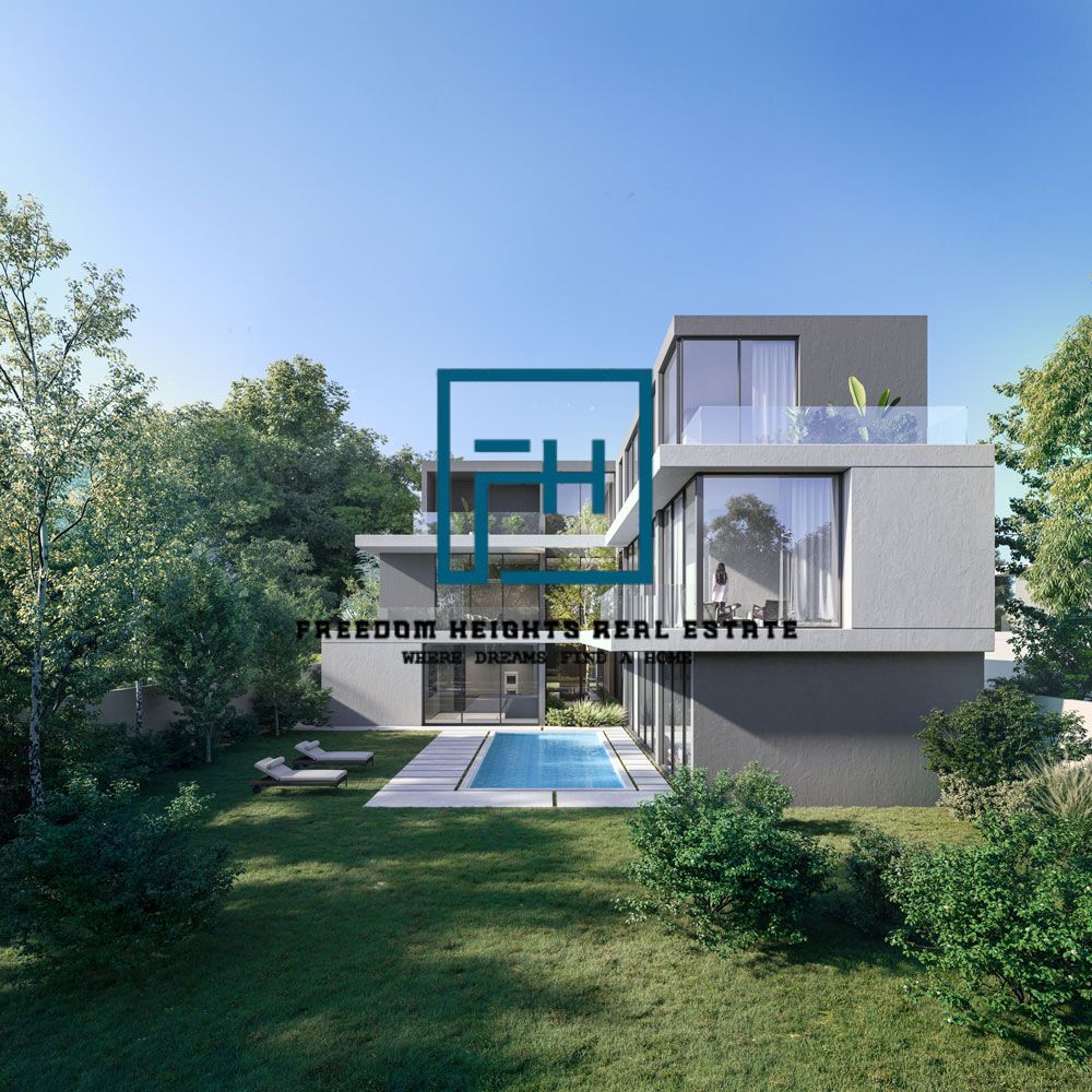 Masaar – Saro Cluster | 6-Bedroom Type B Forest Signature Villa | Private Pool & Elevator | Off-Plan Resale