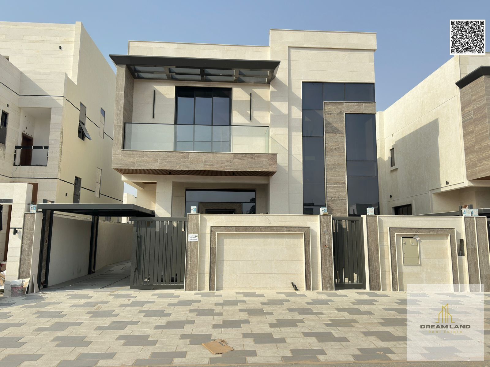 Luxury villa in Al Bahia area, modern design, close to all essential services