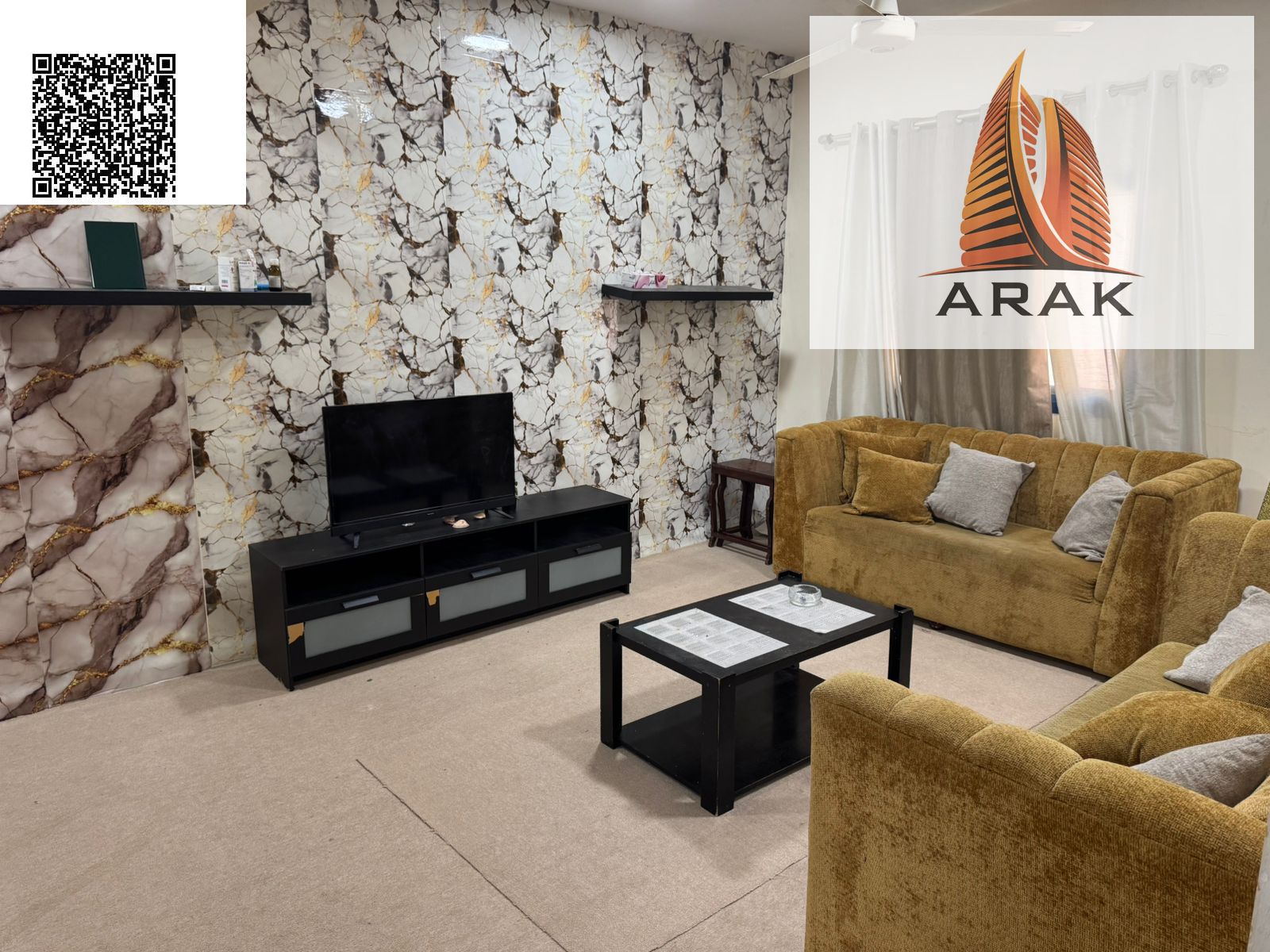 Furnished Apartment for Rent – 2 Bedrooms + Living Room in Al Rumailah