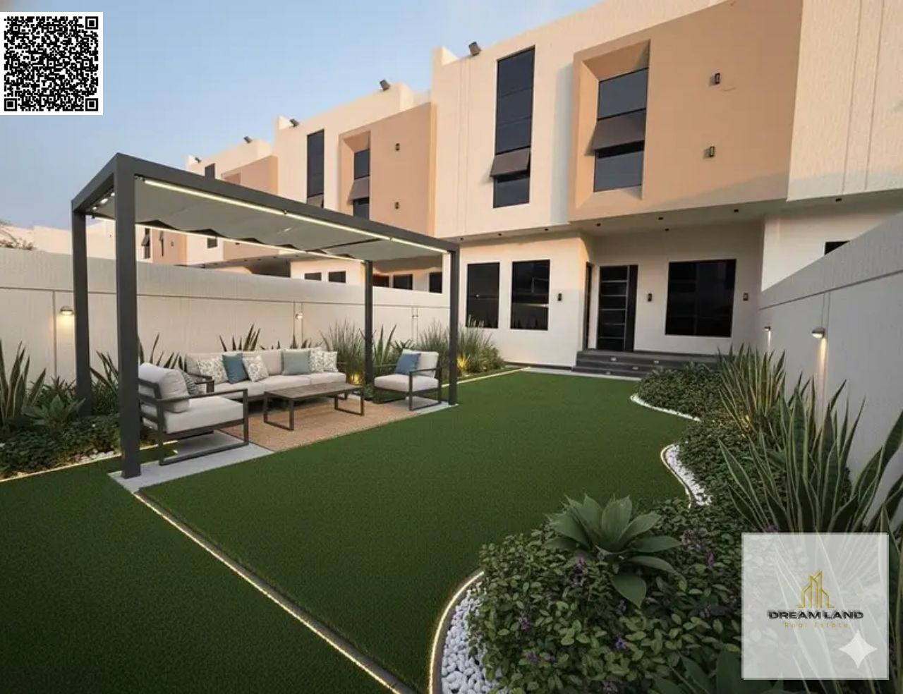 Direct from the owner, including ownership fees, a villa from the most luxurious villas in Ajman, personally built and finished, super deluxe, with ve