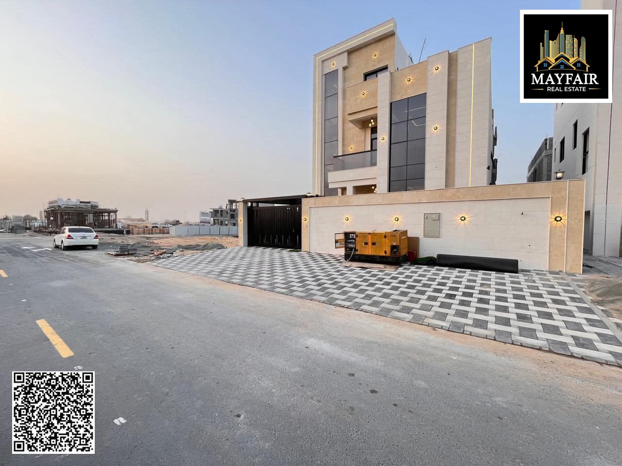 Villa including registration fees, electricity and water included, freehold ownership