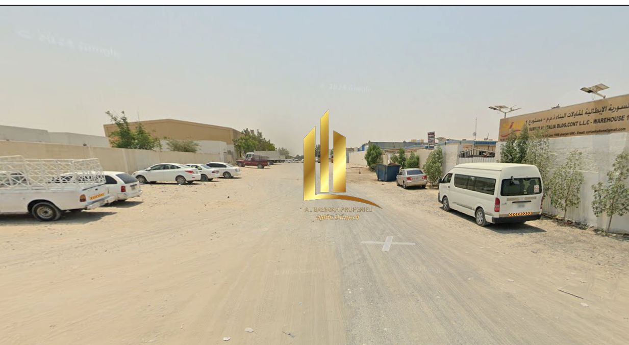 For sale: a vacant plot of land in the Al Sajaa Industrial Area – Sheikh Faisal District. The plot is ready for rent.
