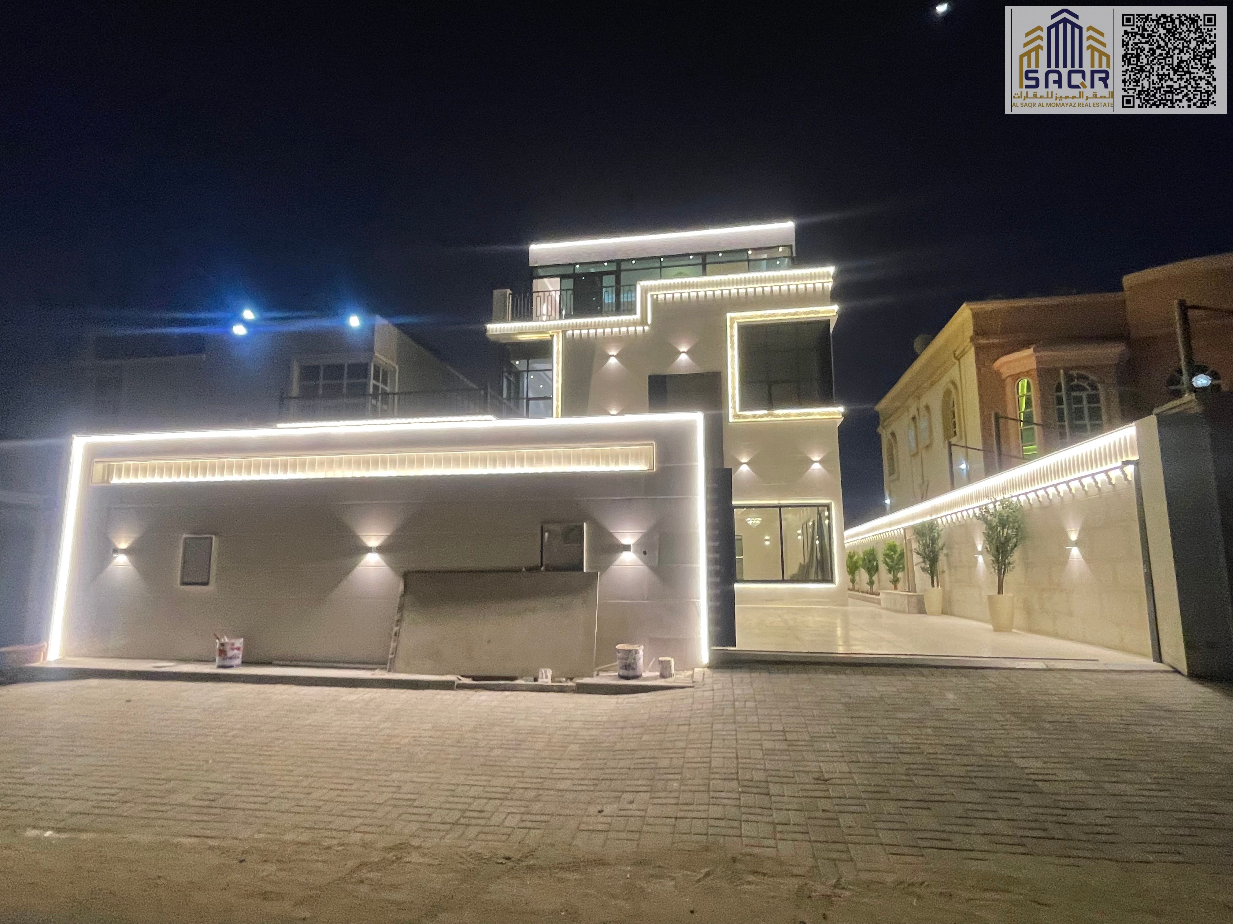 Luxury villa for sale in Rawda 3 – second plot from Sheikh Ammar Street Prime location First occupancy – never lived in before Electricity and water included