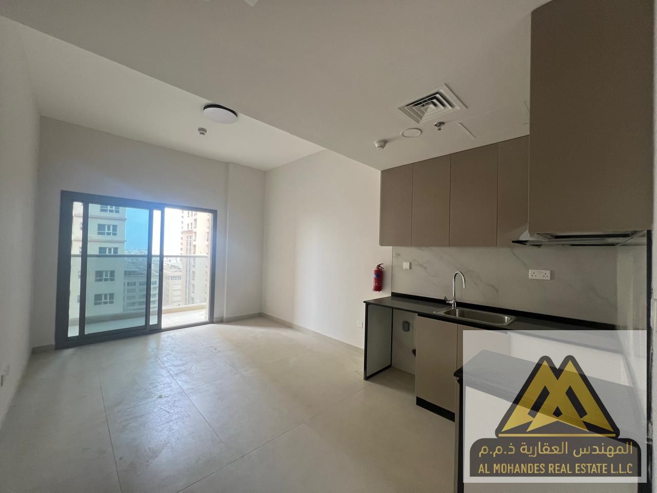 Spacious Studio for Rent in Garden Residence Al Amerah Ajman | Balcony | Open View | AED 24,000 | One Payment Only