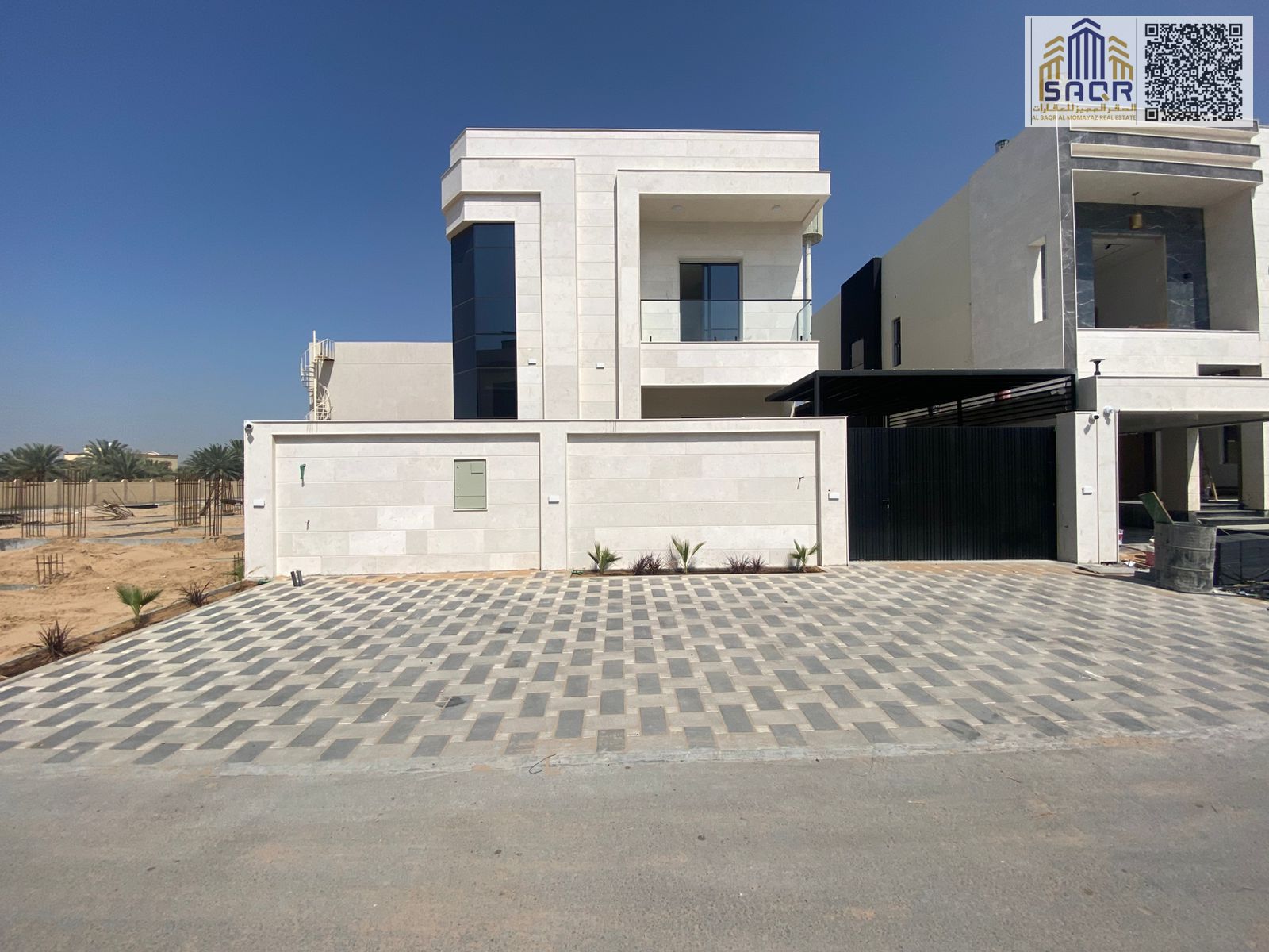 Villa for sale - two floors and a large yard - near Sheikh Mohammed Bin Zayed Road