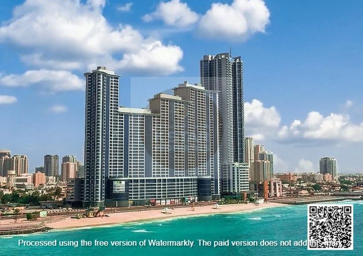PAYMENT PLAN Dream home with a sea view: 2-bedroom apartment on Ajman Beach in Corniche Tower, Ajman