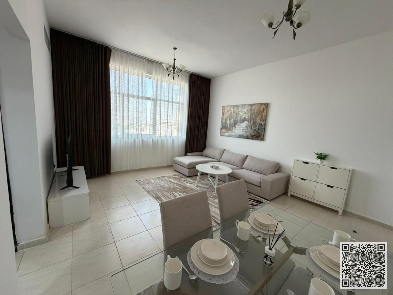 Luxurious fully furnished VIP one-bedroom apartment in Al Jurf 2 complex – opposite the court and next to Ajman University Elegant and fully fu