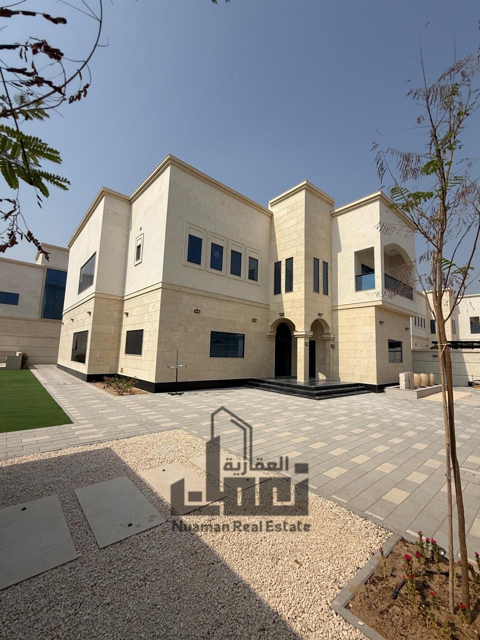 Elegant Modern Villa in Al Hoshi, Sharjah | 5 Master BR | Internal Elevator | Freehold | 10,000 Sq Ft