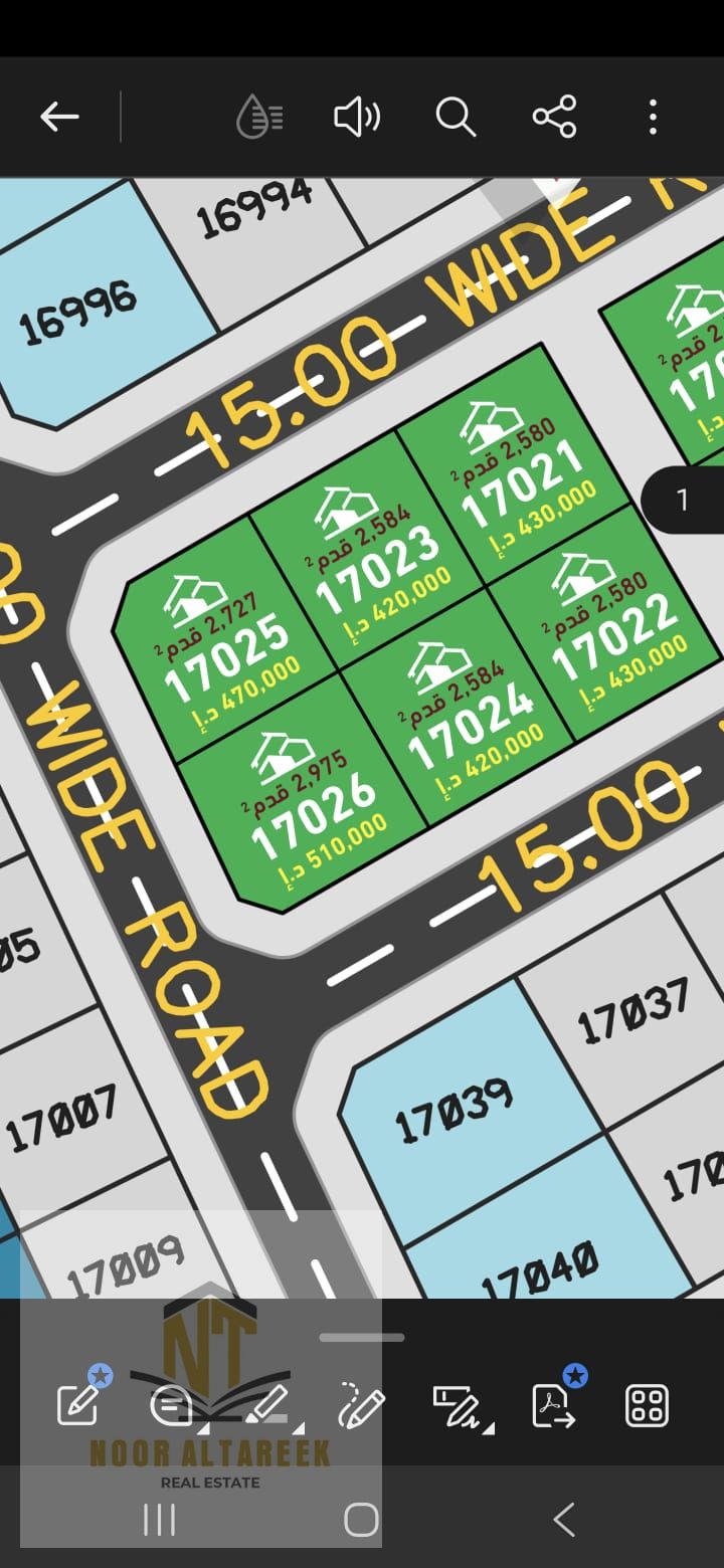 Noor Al Tareeq Real Estate proudly presents Phase 3 of the Al Blida Land Project – freehold ownership available for all nationalities. A prime investm