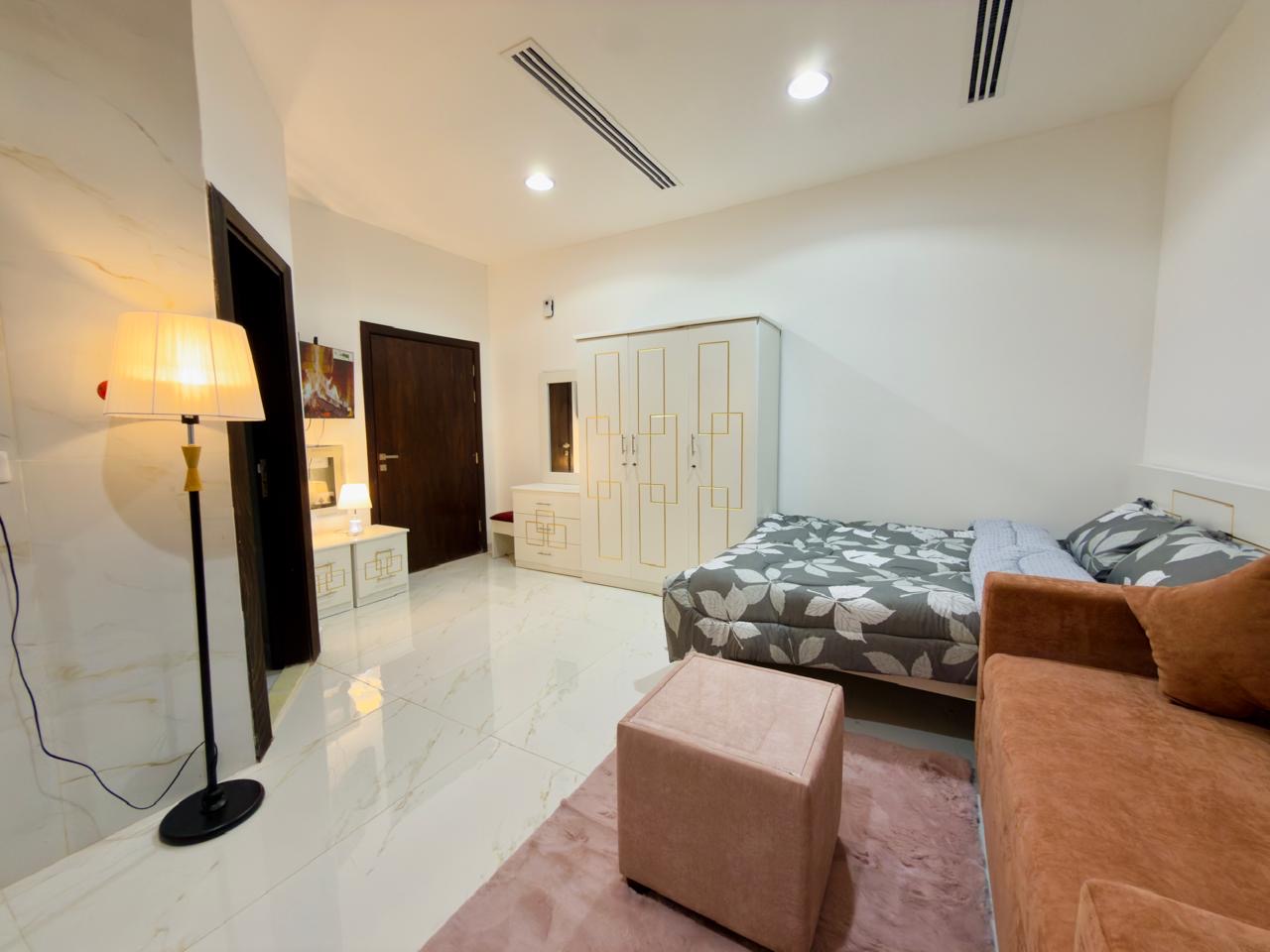 Studio apartment with brand new furnishings | Al Nuaimiya 2 | Directly on the Sharjah border | Includes bills and internet