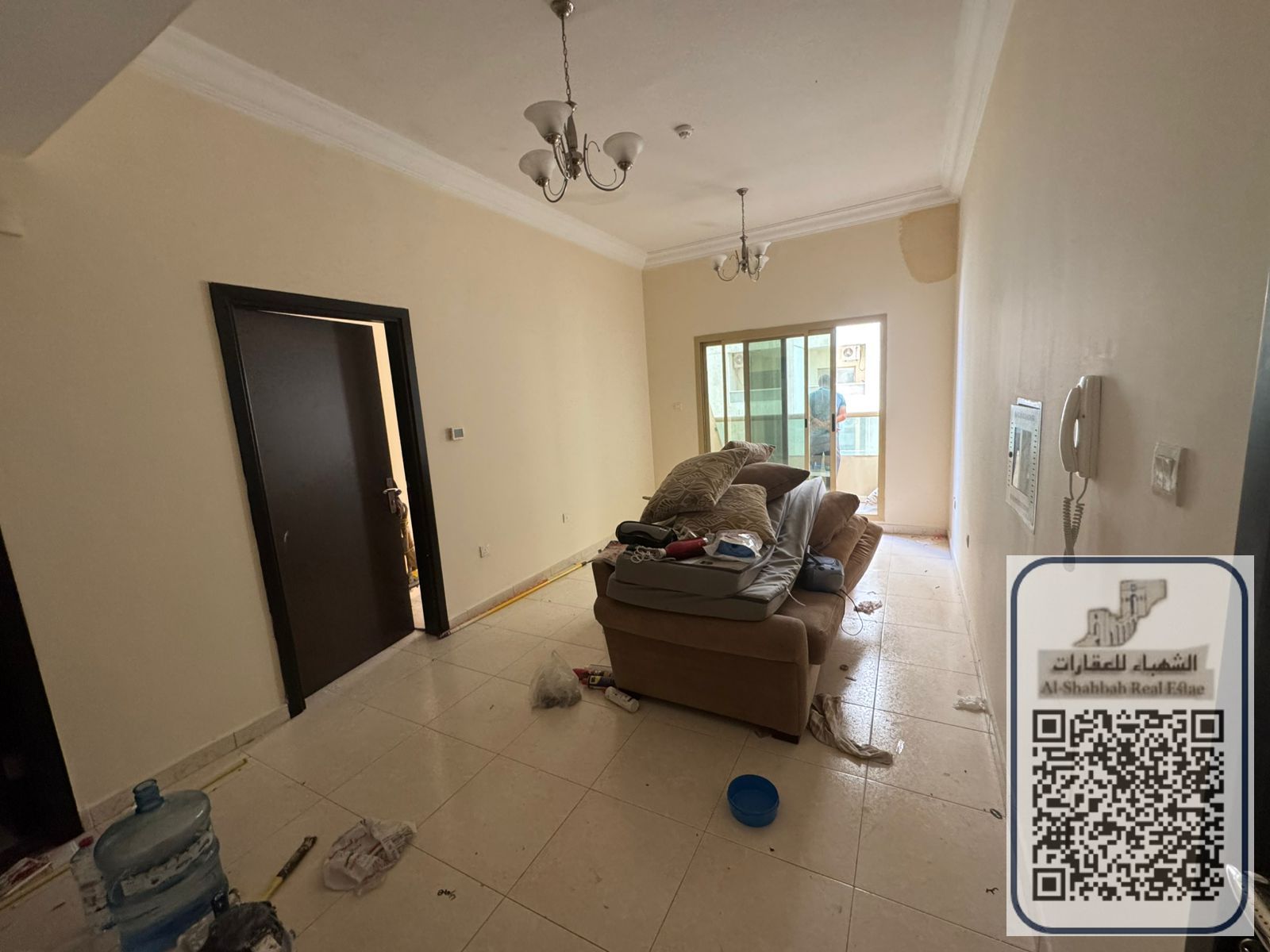 One bedroom and living room in the UAE, freehold, open to all nationalities, immediate occupancy.