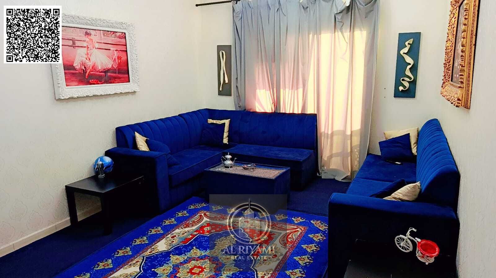 Furnished one-bedroom apartment with a creek view – Orient Towers Ajman