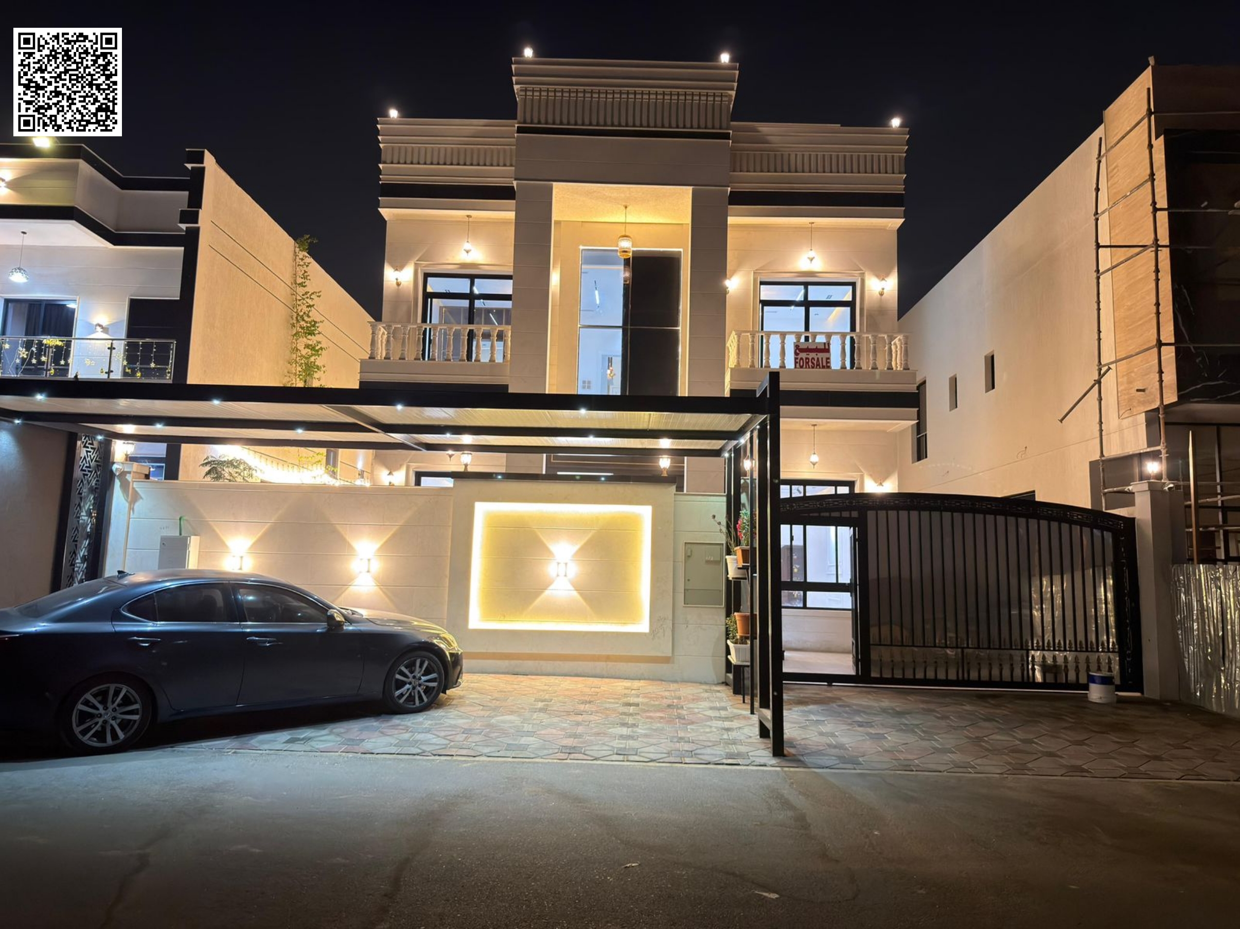 You now own a private villa on a main street with a large setback, at a price that includes electricity, water, and air conditioning.