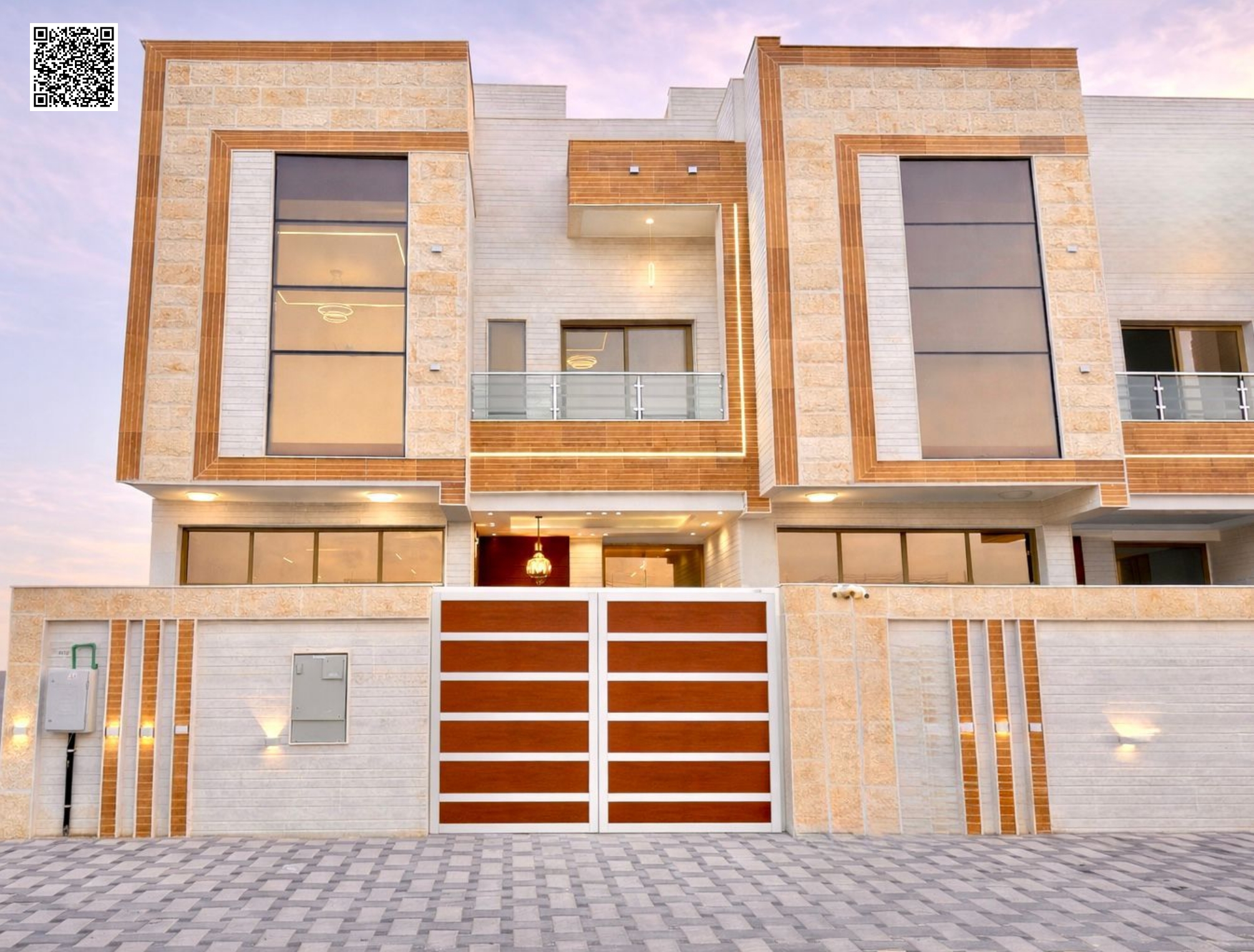 Price includes registration, electricity, water, and central air conditioning – A luxurious villa in Al Helio 2 with a modern design and well-planned