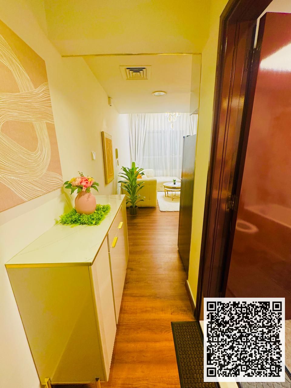 For Sale One Bedroom and Living Room Apartment In Garden City Towers Area: 821 sq. ft. The apartment is sold fully furnished with appliances Includes
