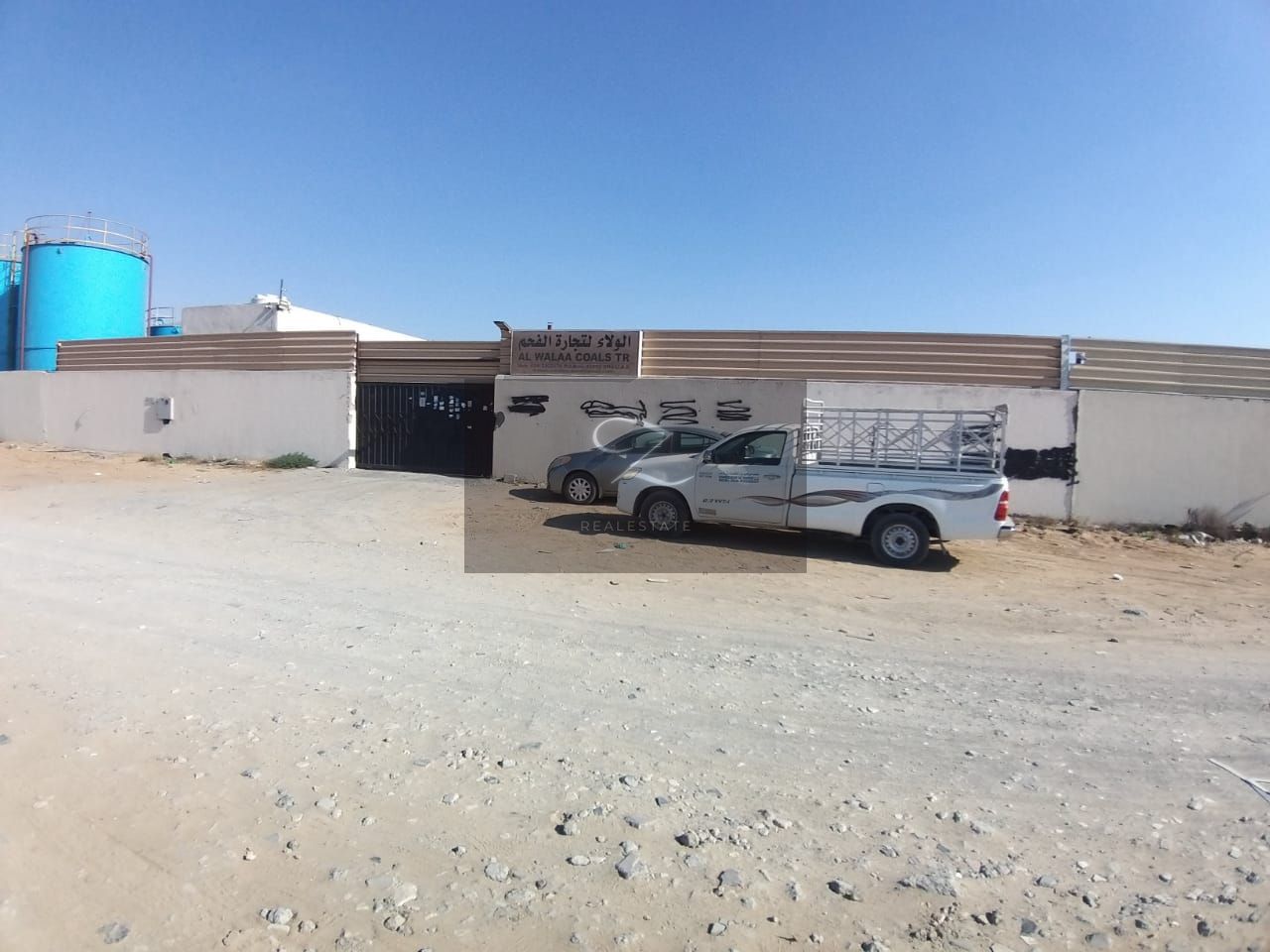 For sale walled land in Sharjah / Sajaa (S) great location, the third piece of the main street