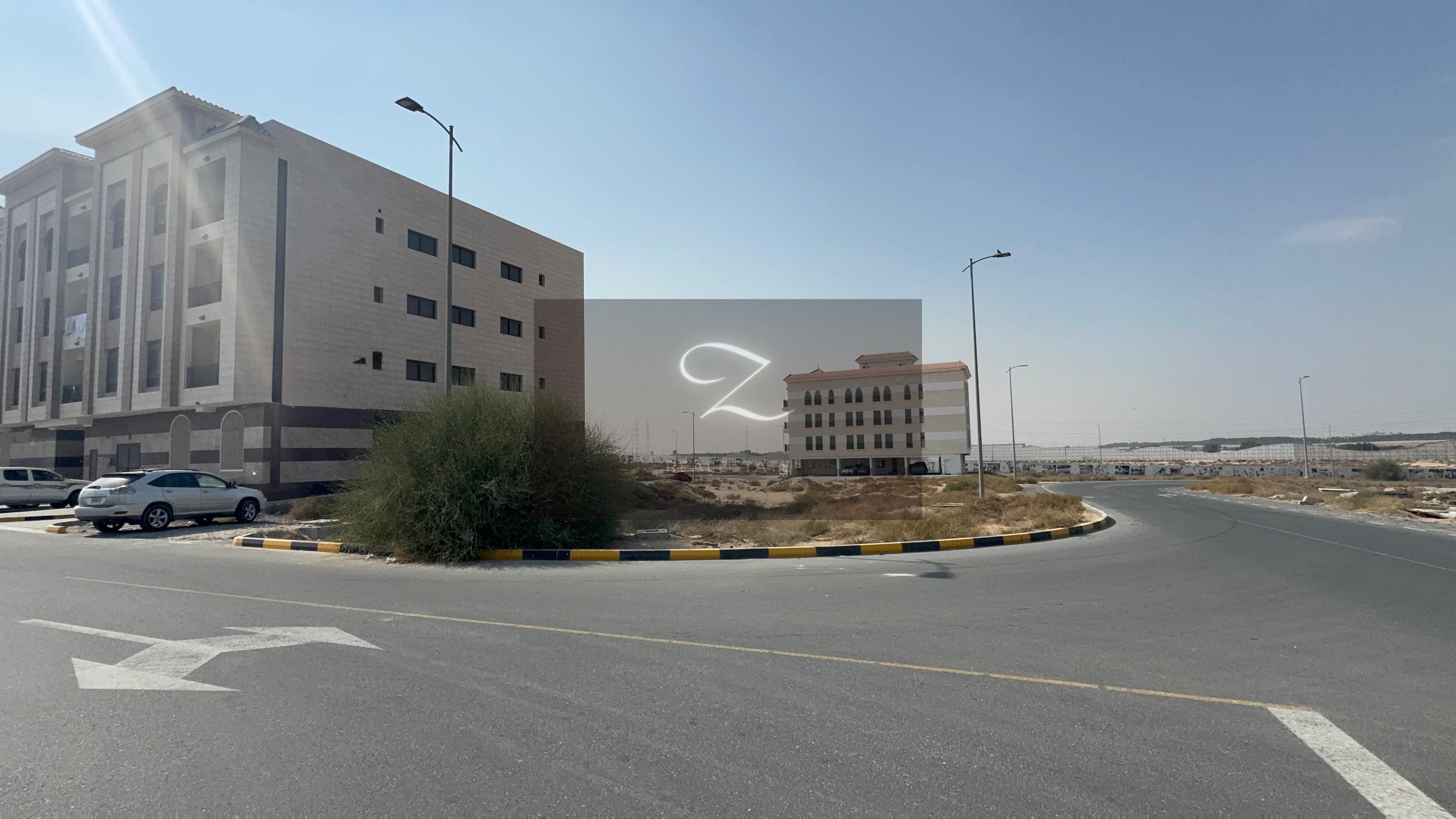 For sale residential and commercial corner land in Sharjah / Tilal City \freehold