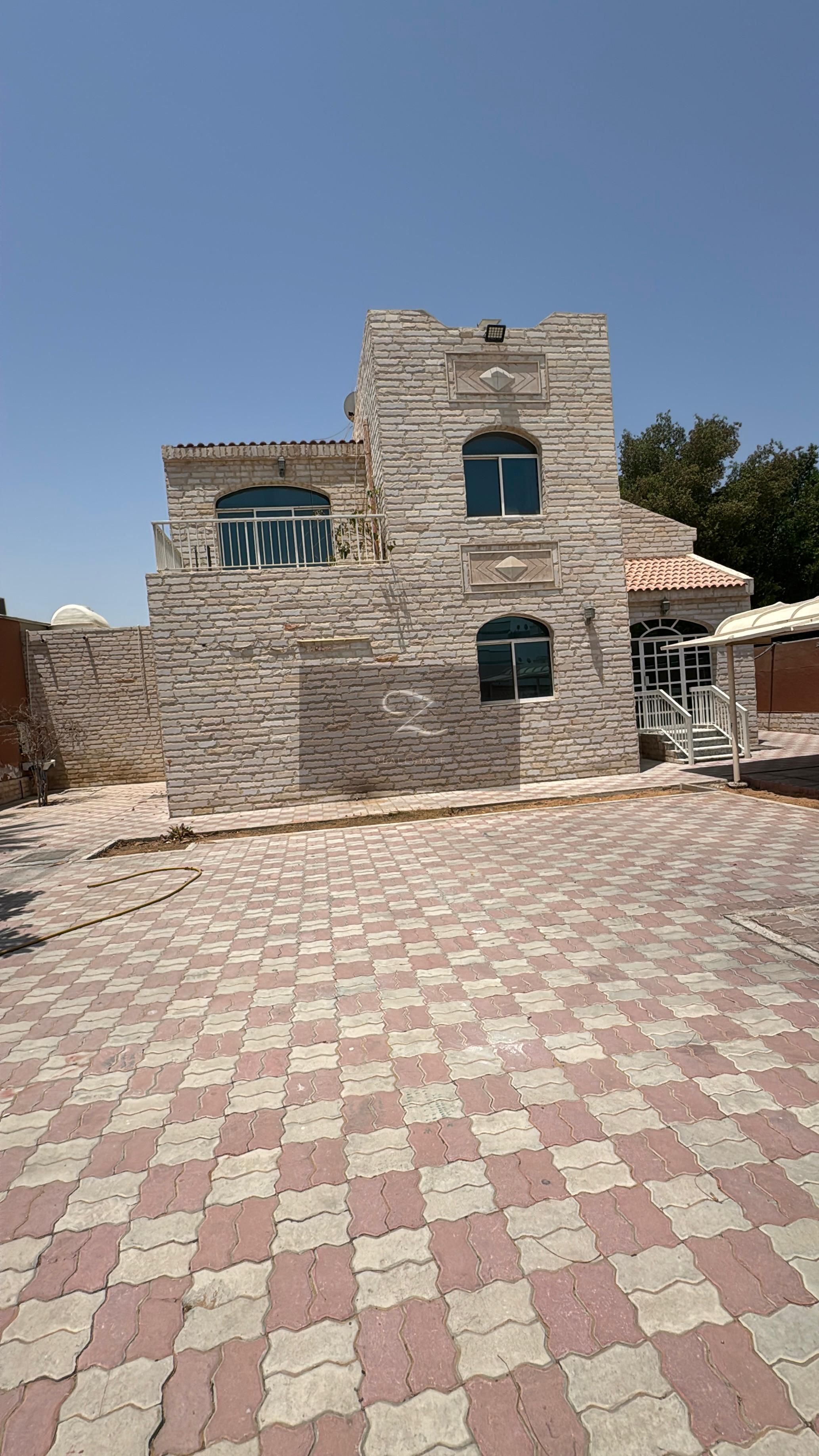 For annual rent, a two-floors villa in Sharjah / Al-Jazzat, Al-Raqqa suburb.