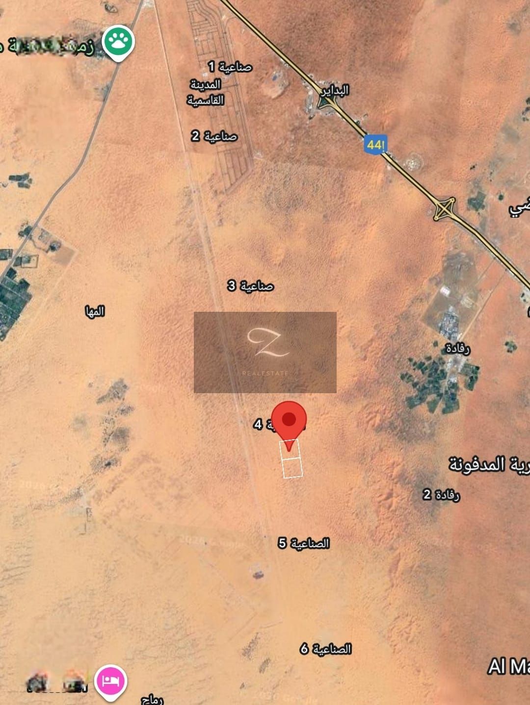 For sale: 6 plots in Al Qasimia Industrial Area, Phase 4. Freehold ownership for all nationalities.