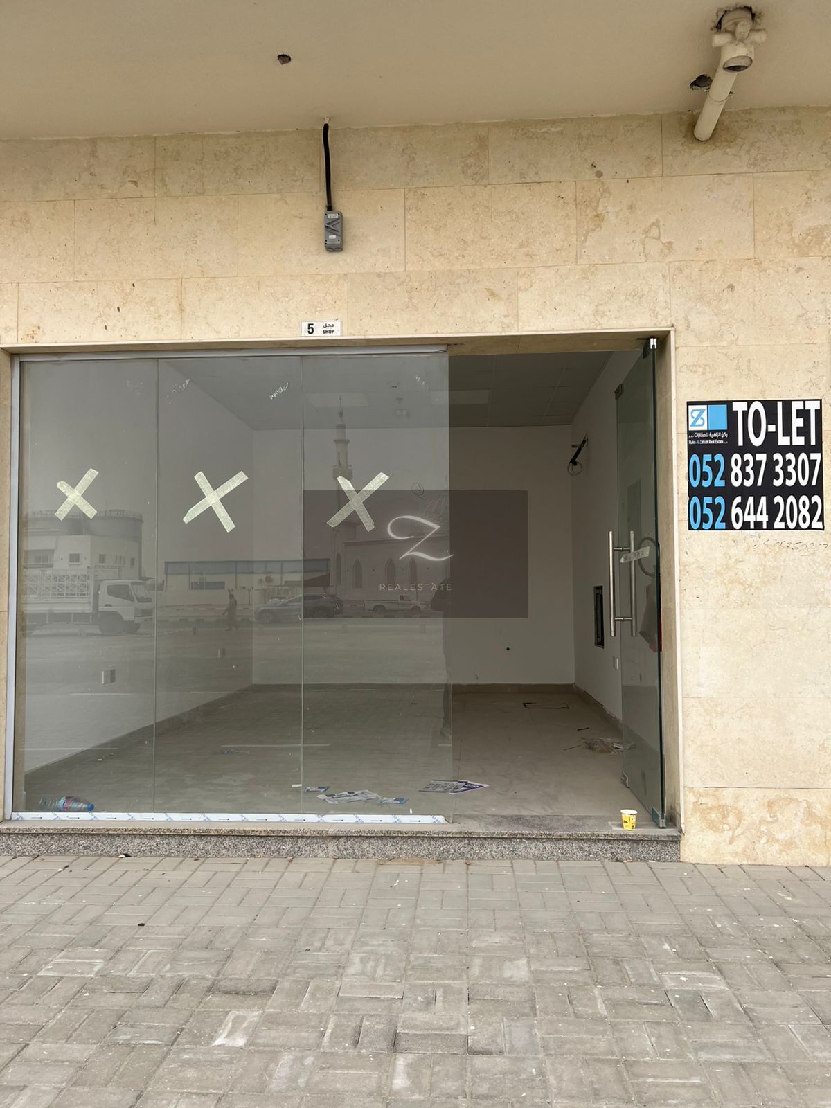 For Rent | Shops – Old Sajaa Area Directly on the main road Opposite the mosque