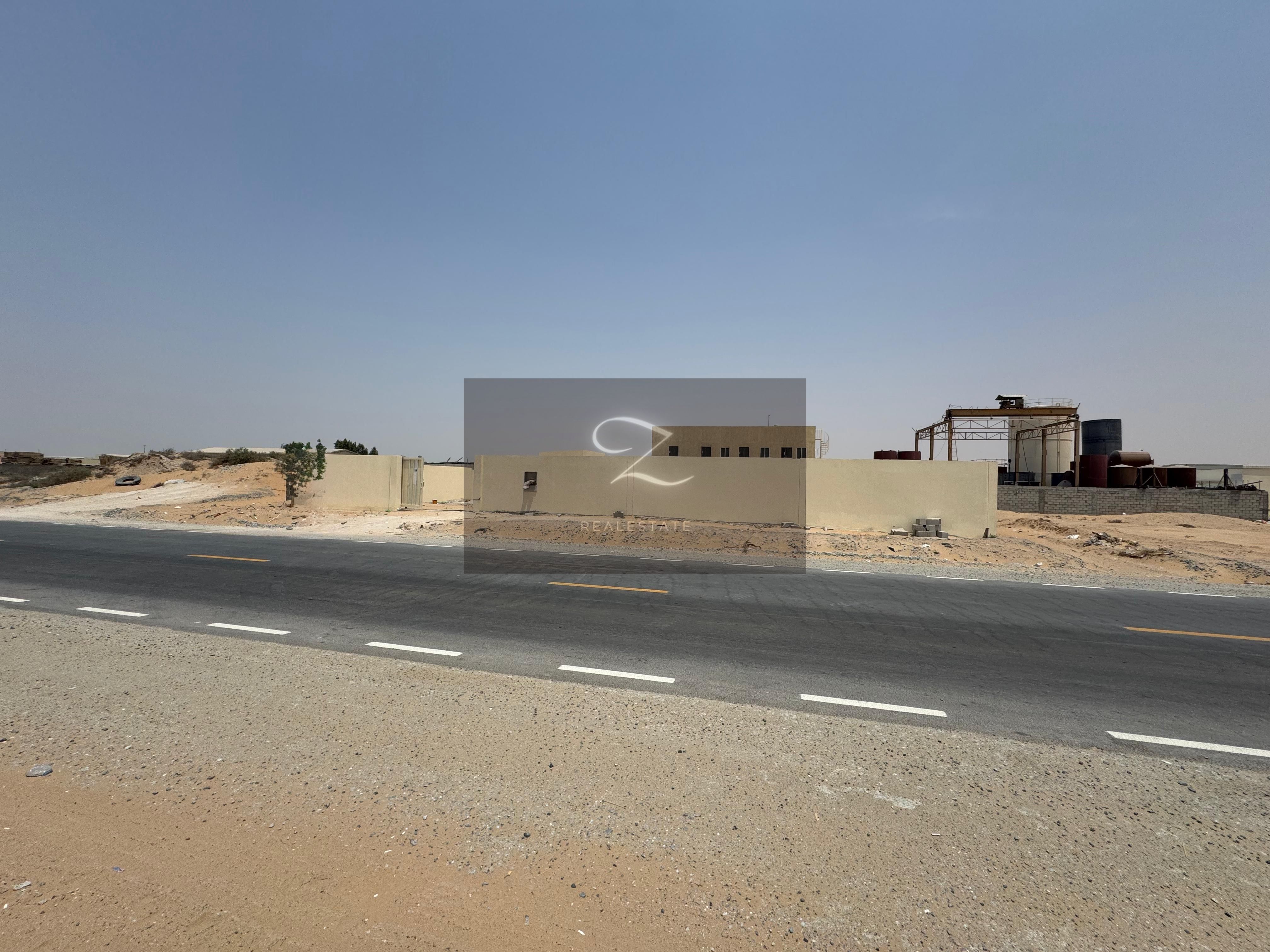 Available for annual rent, fenced land, new construction on a main street,
