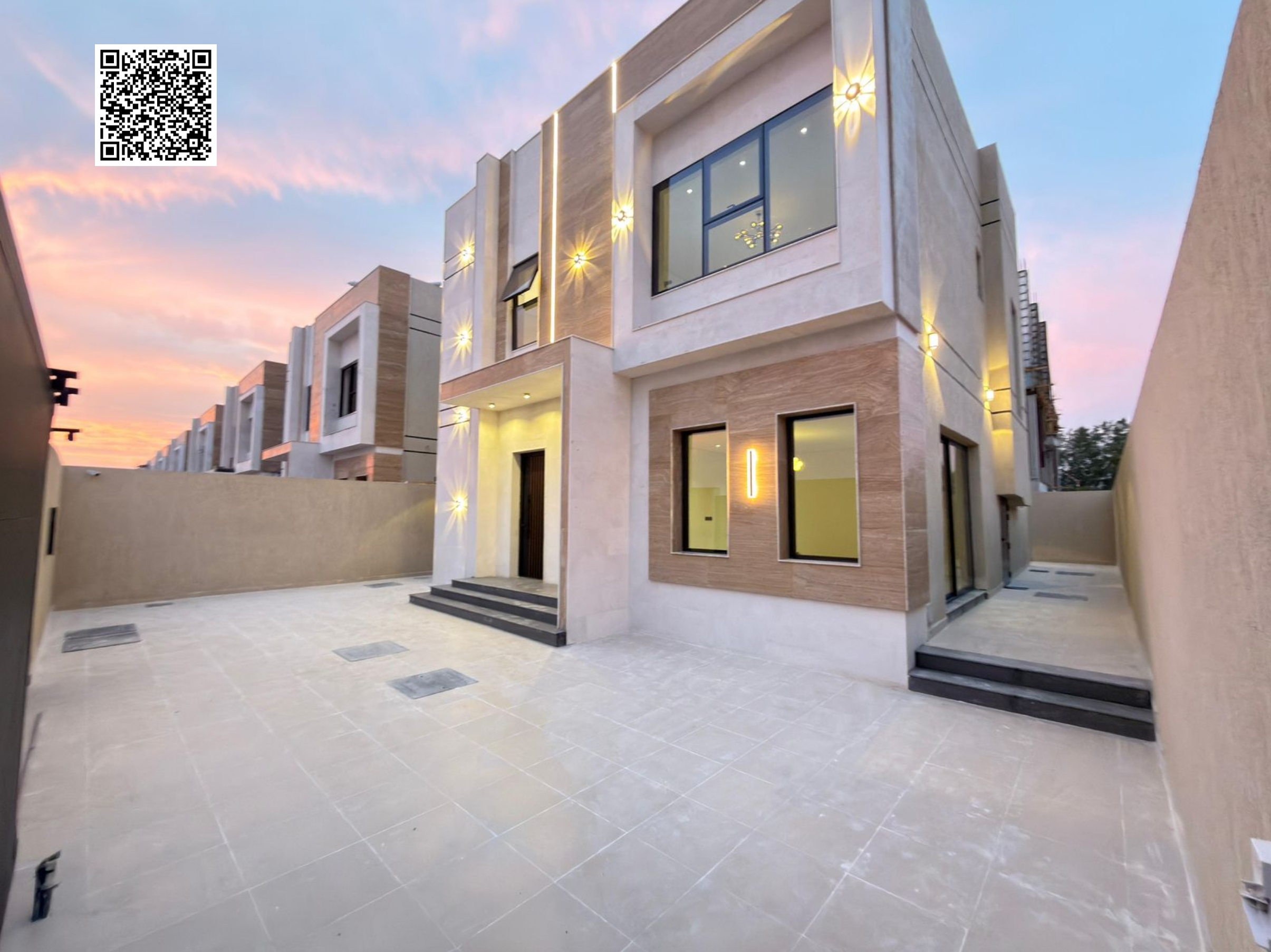Price includes registration, electricity, water, and central air conditioning – A luxurious villa in Al Helio 2 with a modern design and well-planned