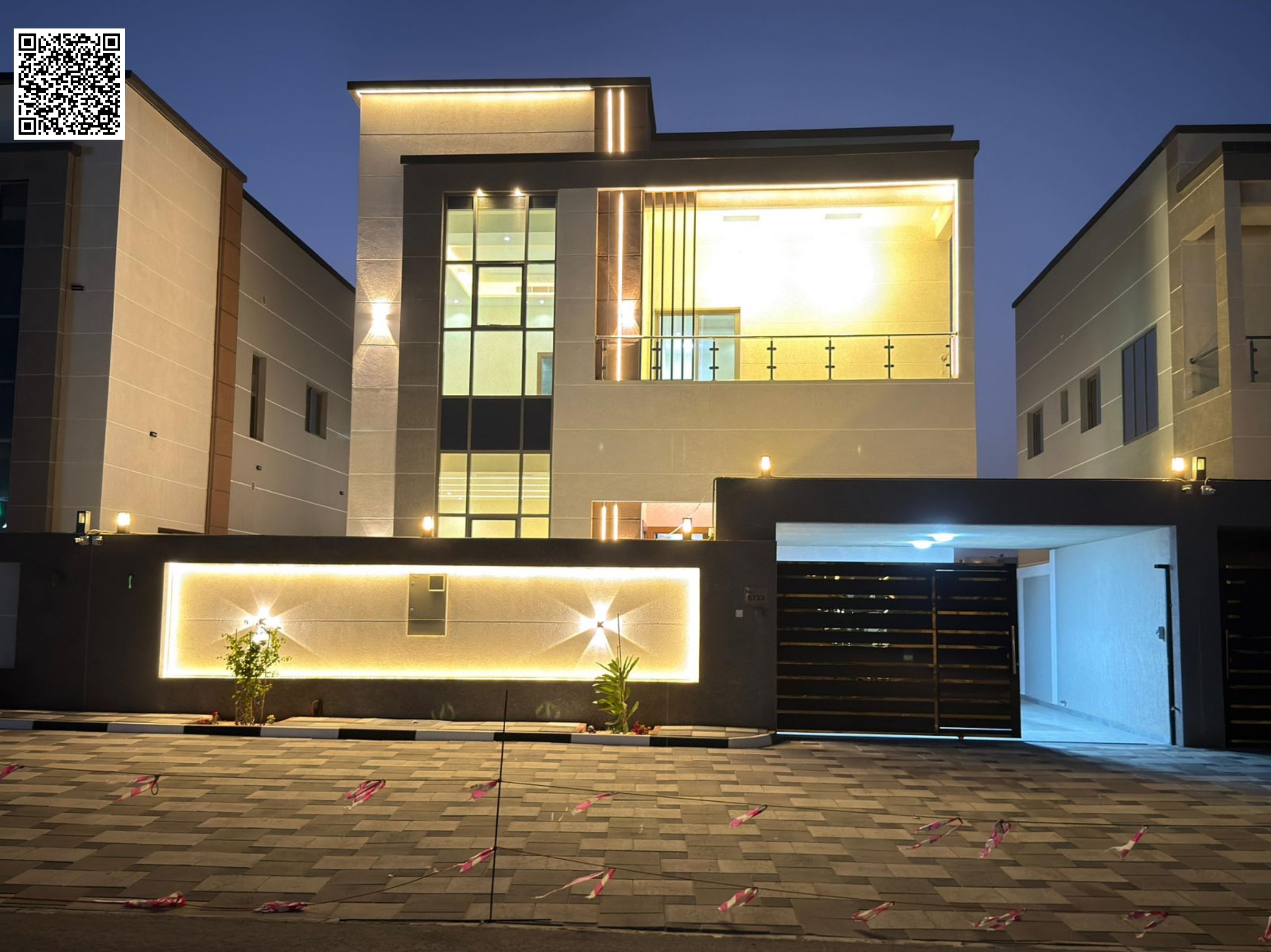 Direct from the owner, including ownership fees, a villa from the most luxurious villas in Ajman, personally built and finished, super deluxe, with ve