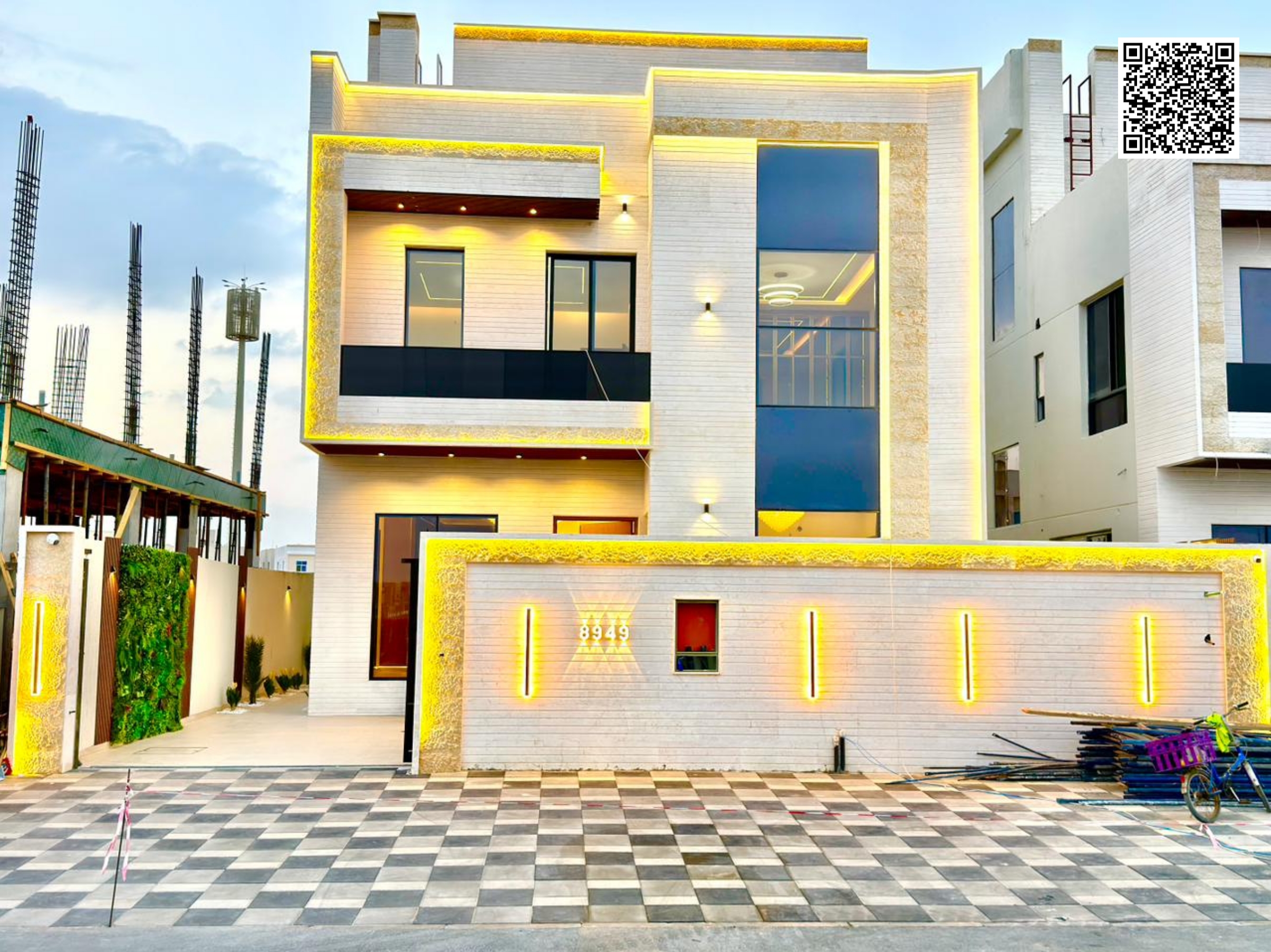 Villa for sale in Al Helio, Ajman – Five master bedrooms | Majlis and two living rooms