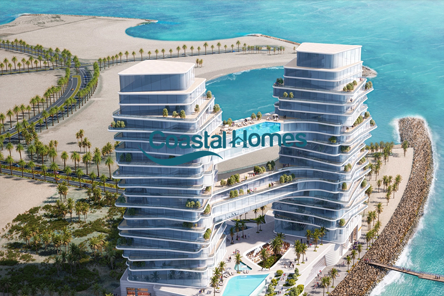 Waterfront 1 bed | Sea & Casino View | Furnished